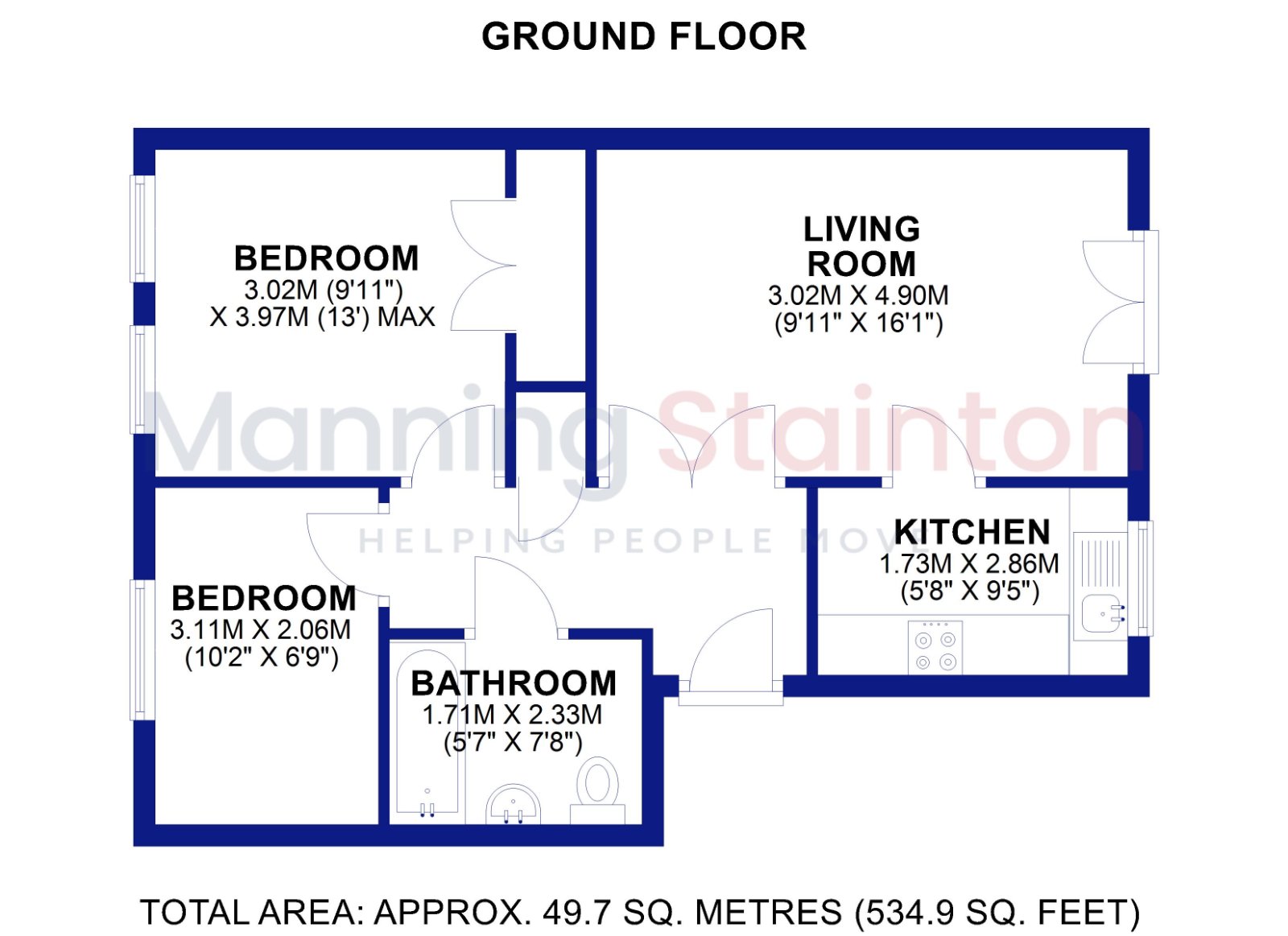 33, Whitehall Green, West Yorkshire floorplan