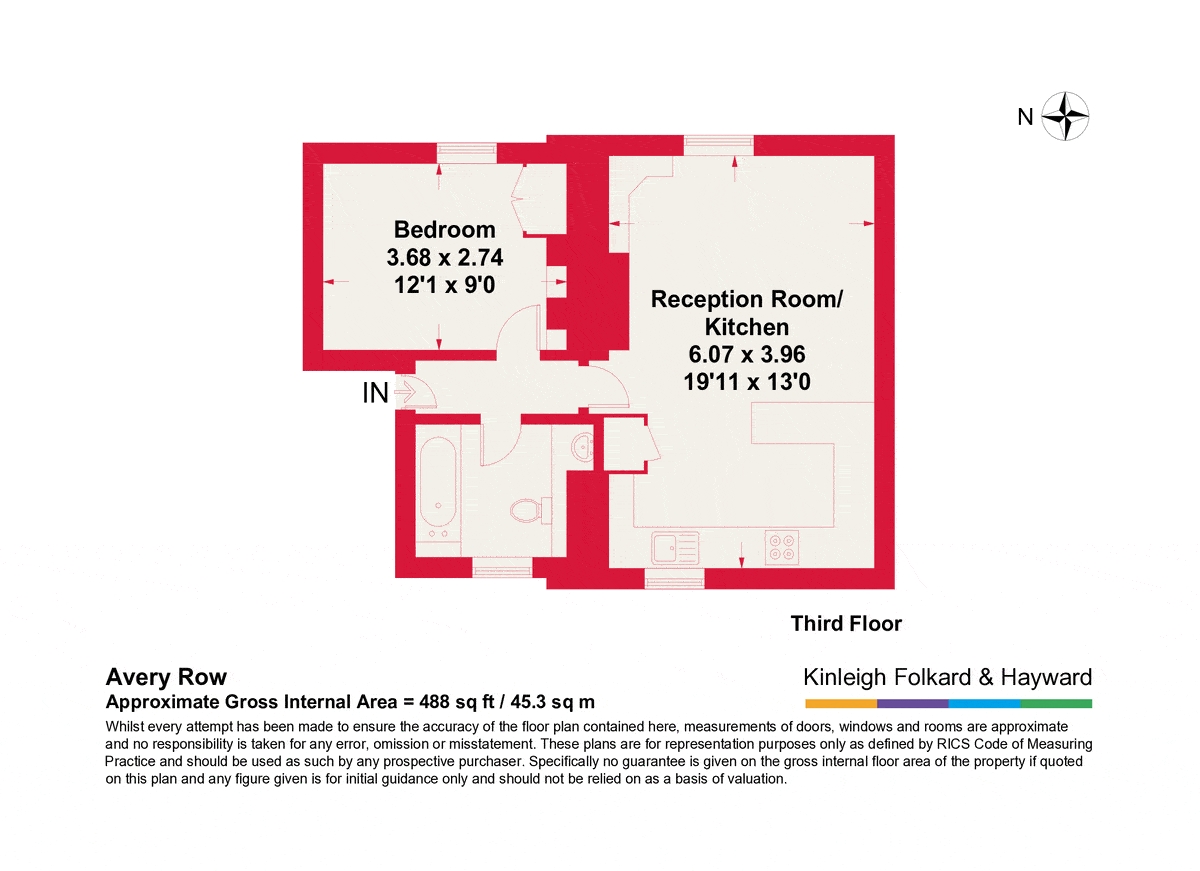 9c, Avery Row, London floorplan