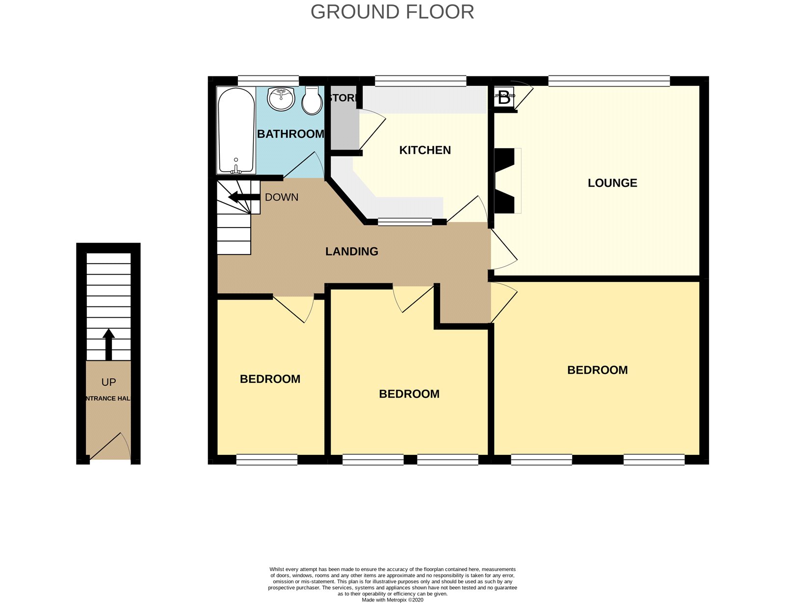 102A, Canterbury Road, Kidderminster floorplan