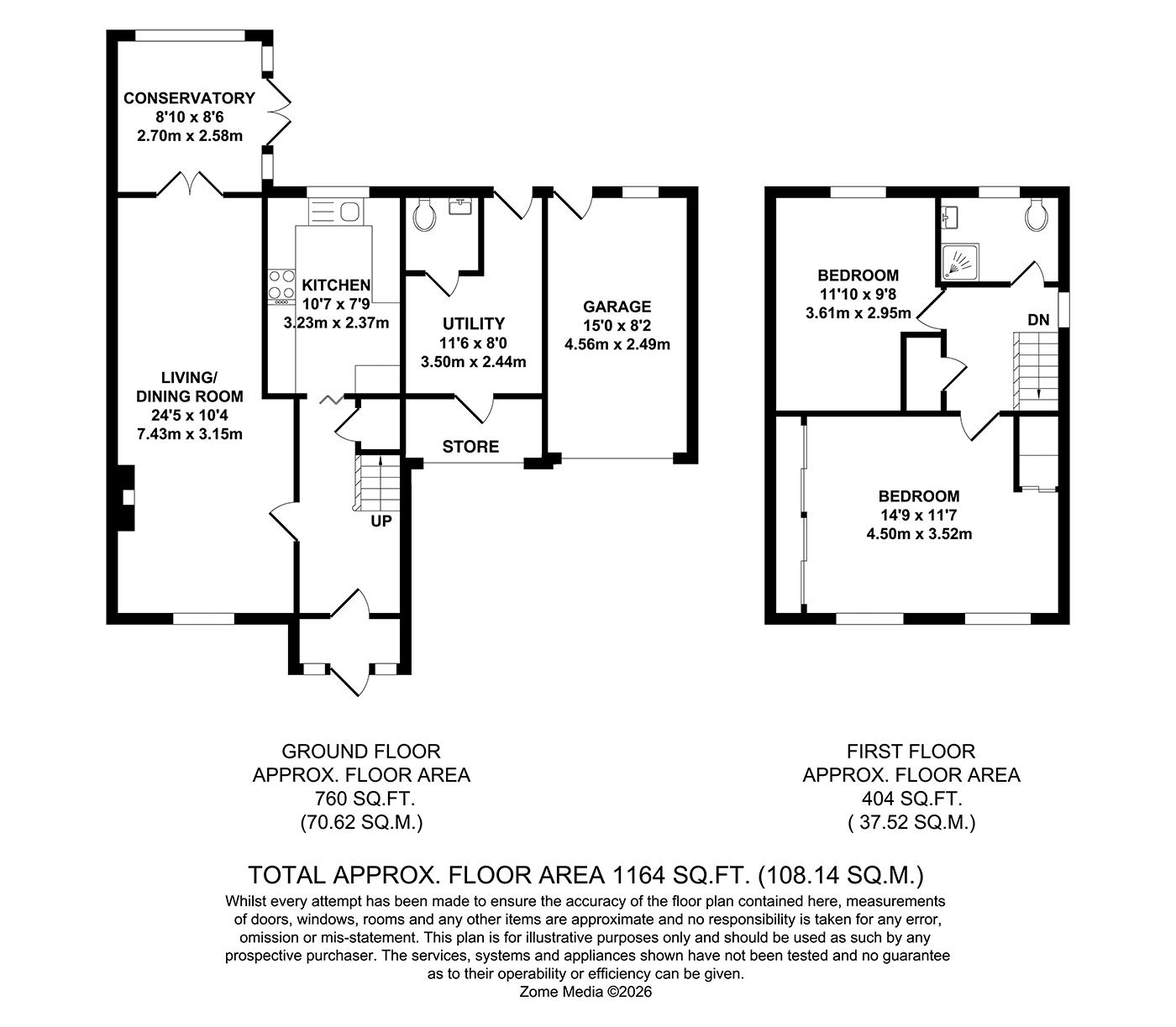 7, Ballard Way, Tonbridge floorplan