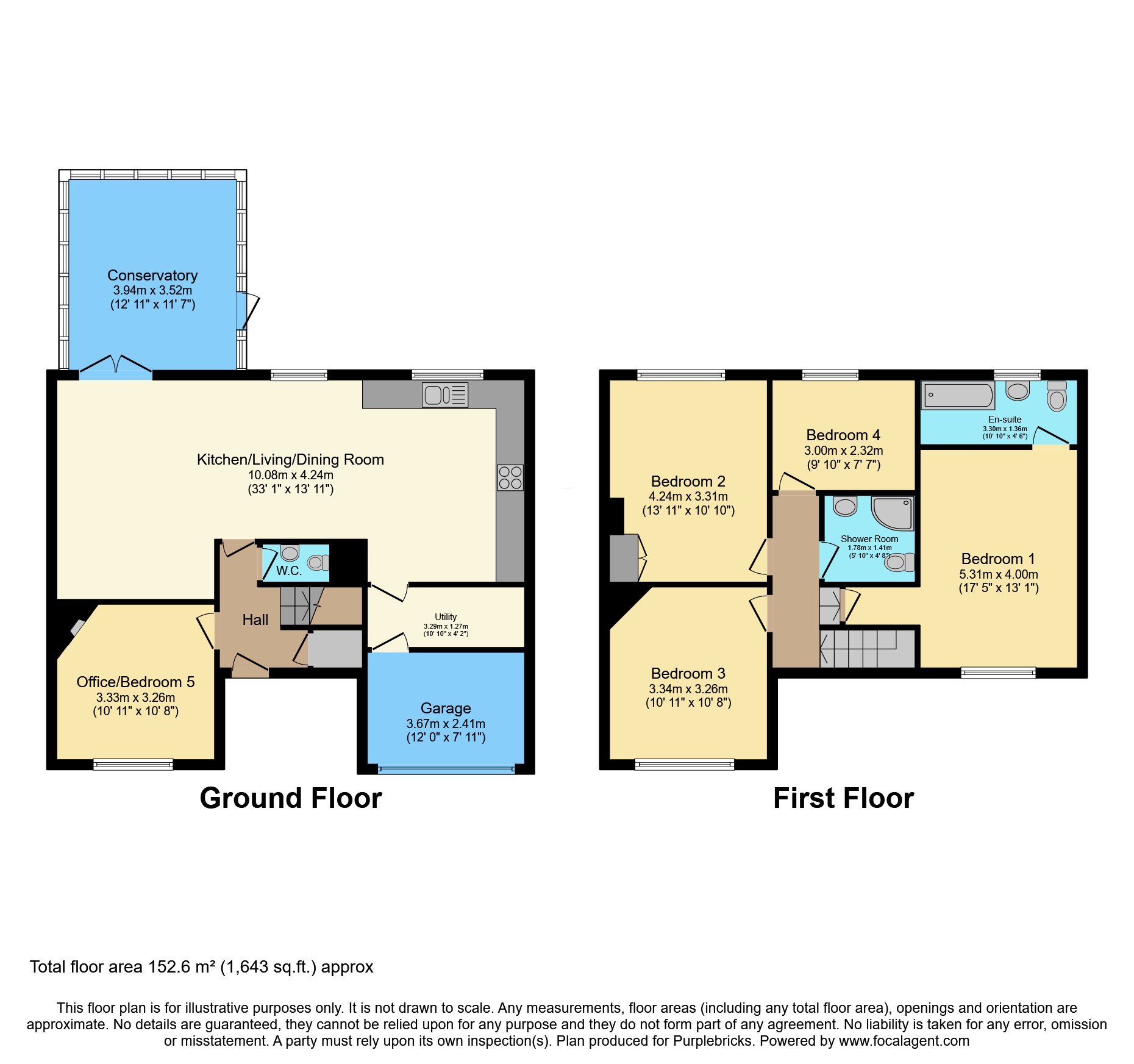 145, Weston Road, Aston-on-trent floorplan