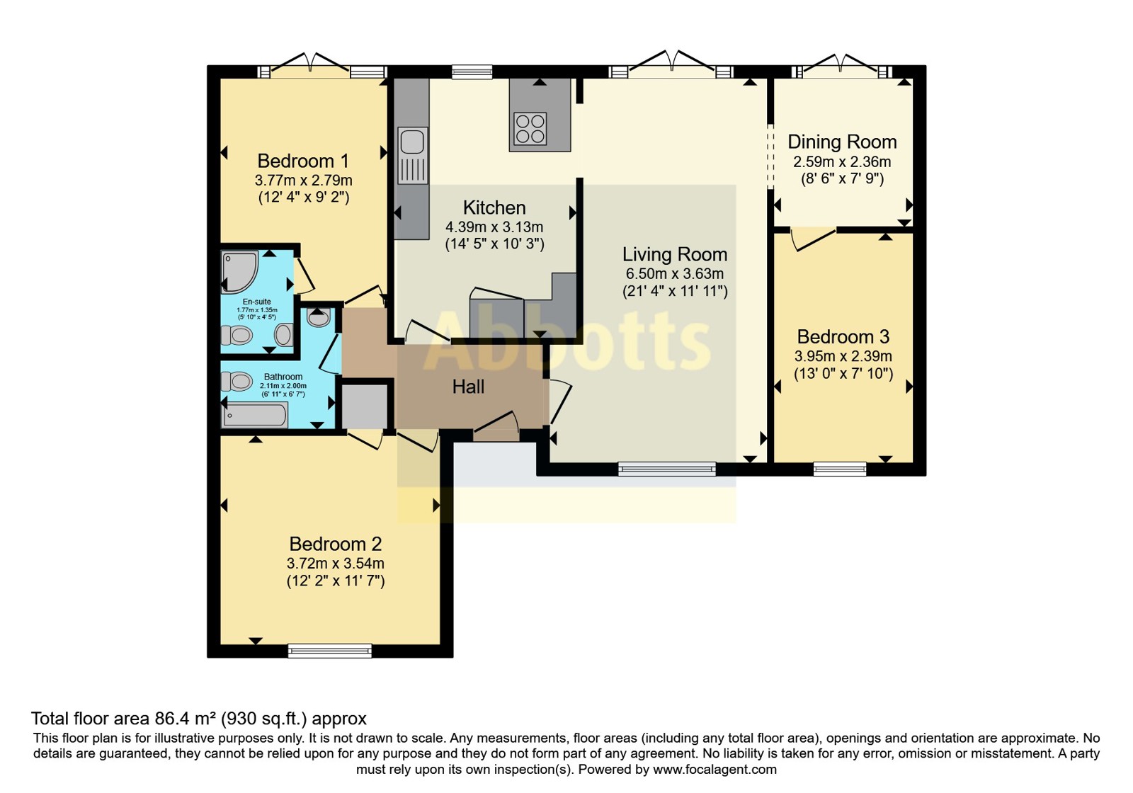 187, St. Johns Road, Essex floorplan