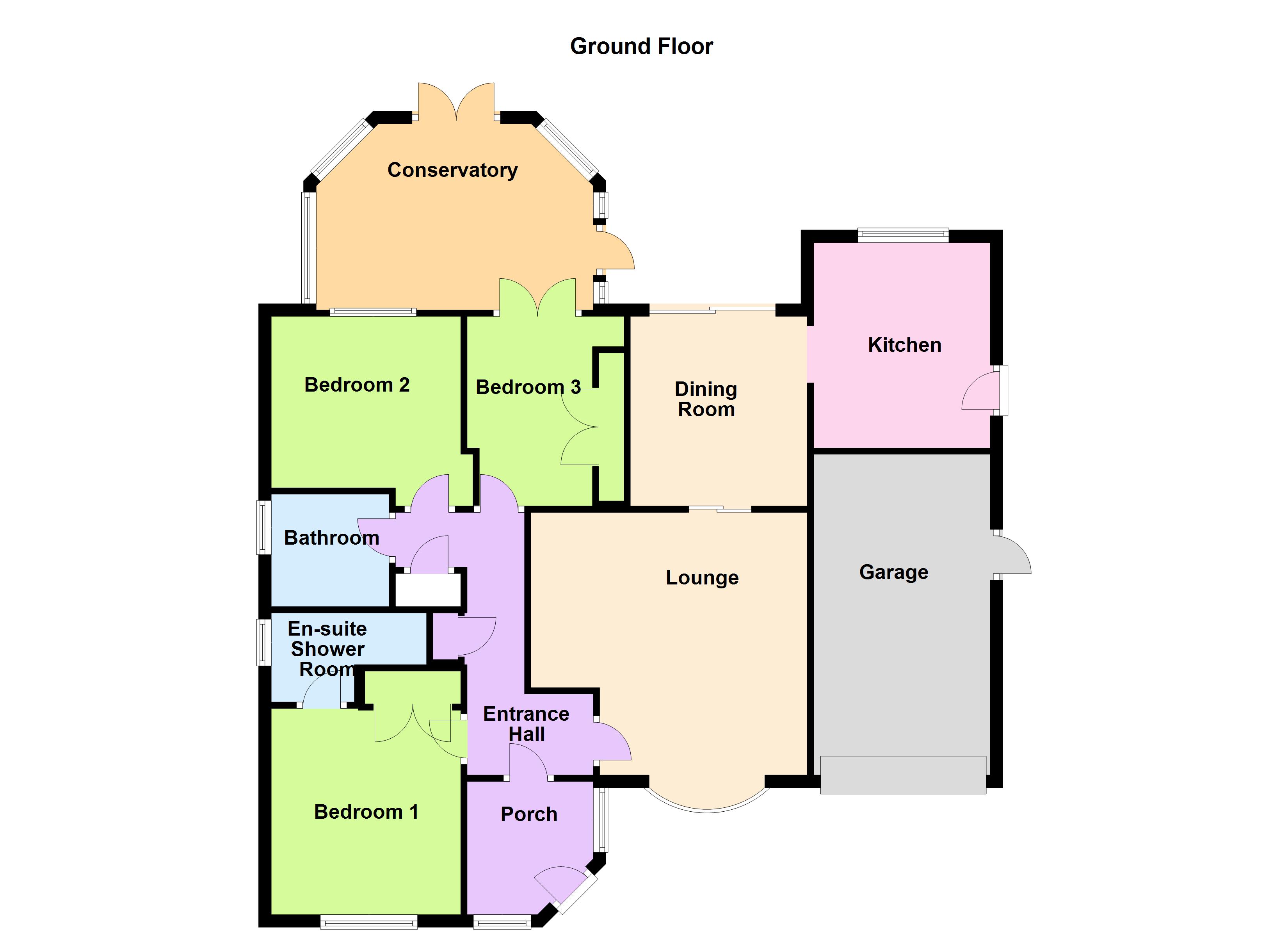 Tamar Road, Hockley, Tamworth B77, 3 bedroom detached bungalow for sale
