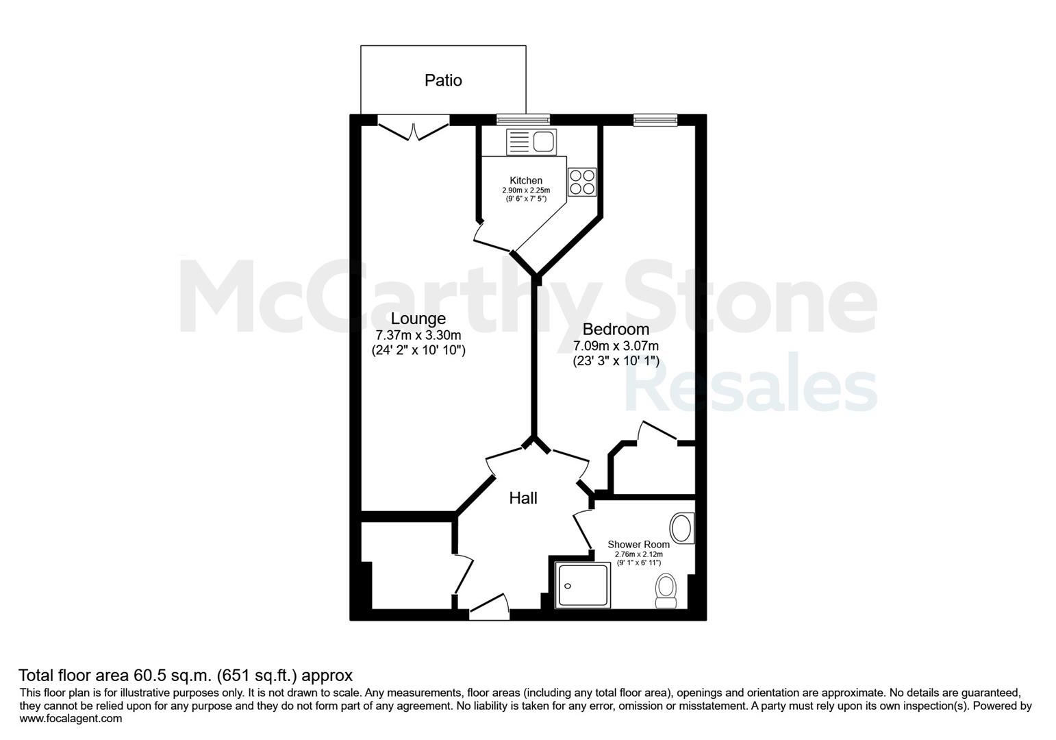 3 Kenton Lodge, Kenton Road, Newcastle Upon Tyne floorplan