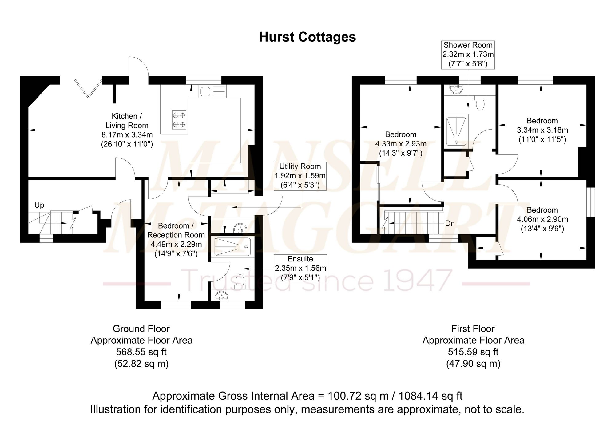 11 Hurst Cottages East Street, Arundel floorplan