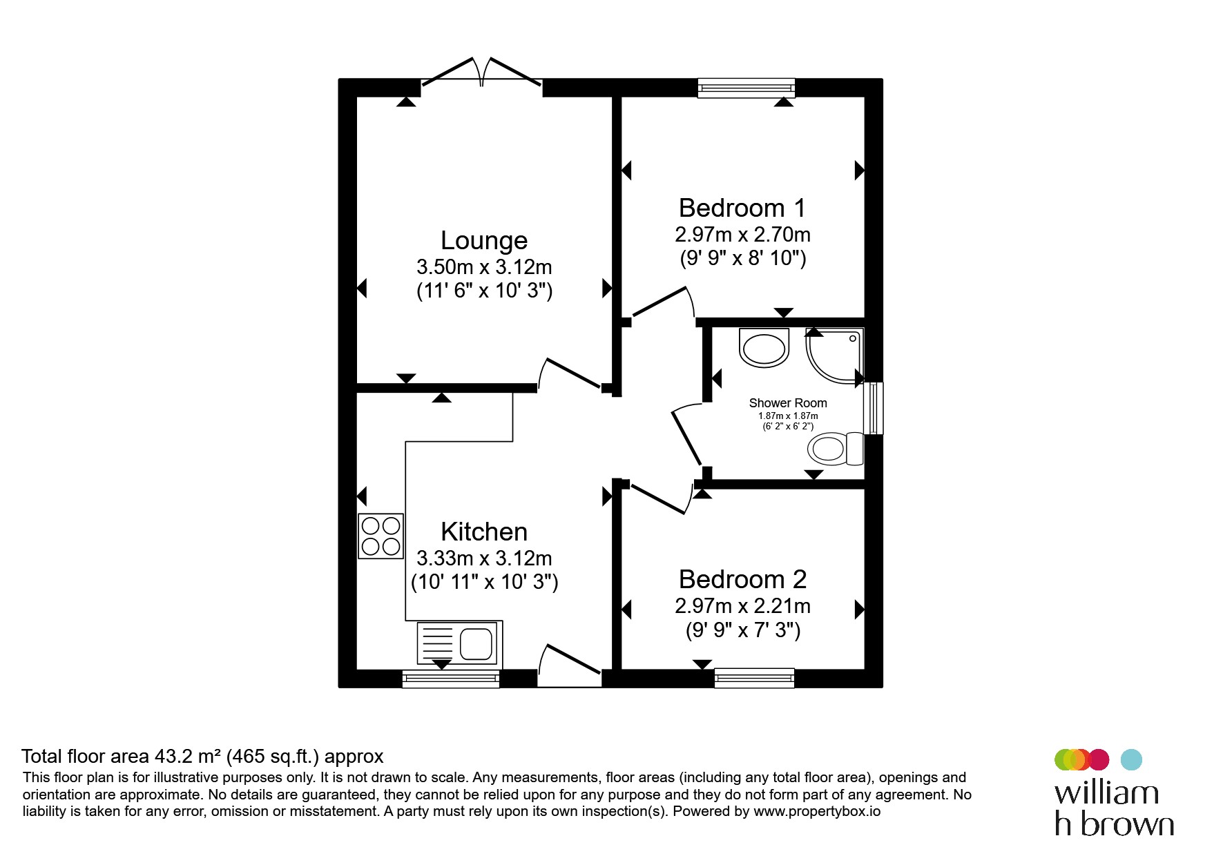38, Egstow Street, Chesterfield floorplan