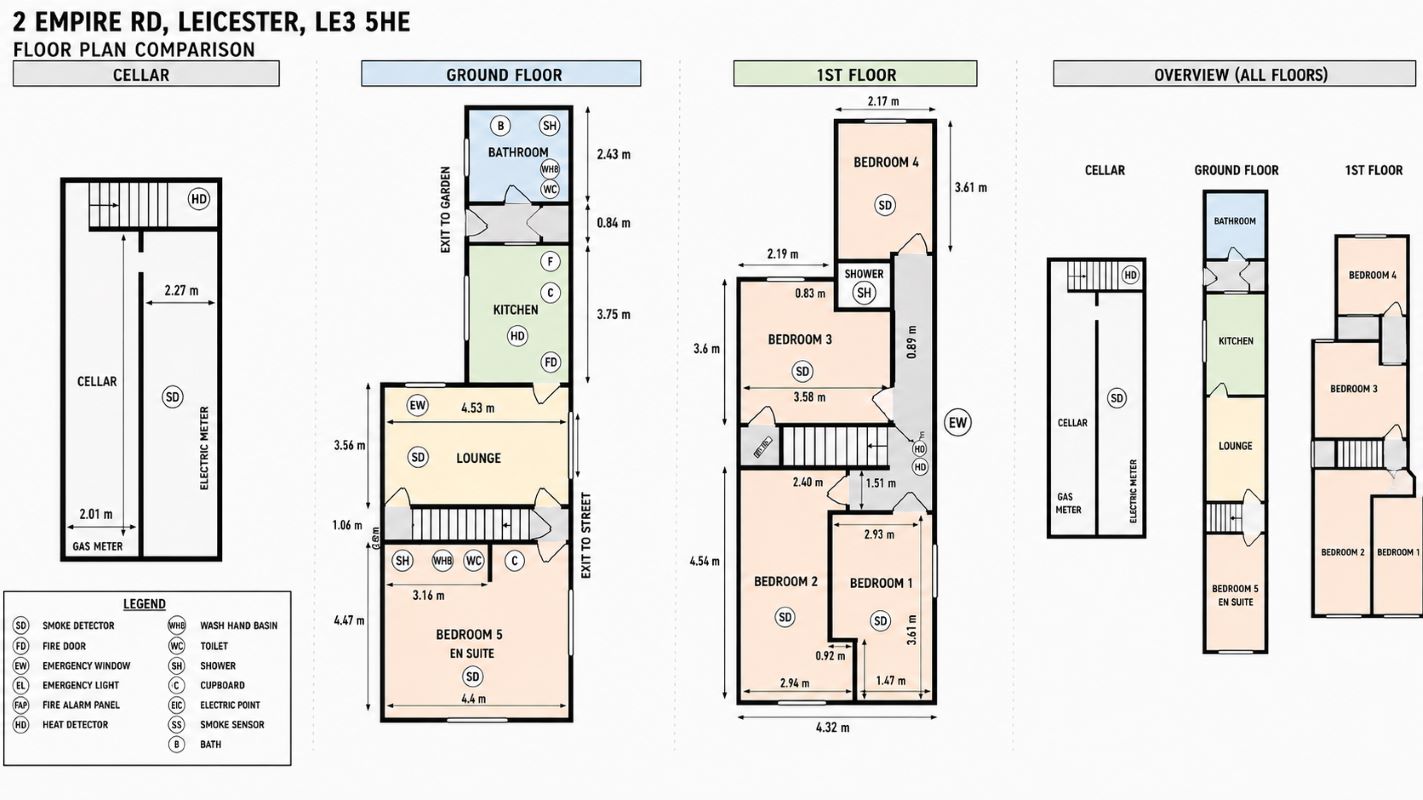 2, Empire Road, Leicester floorplan