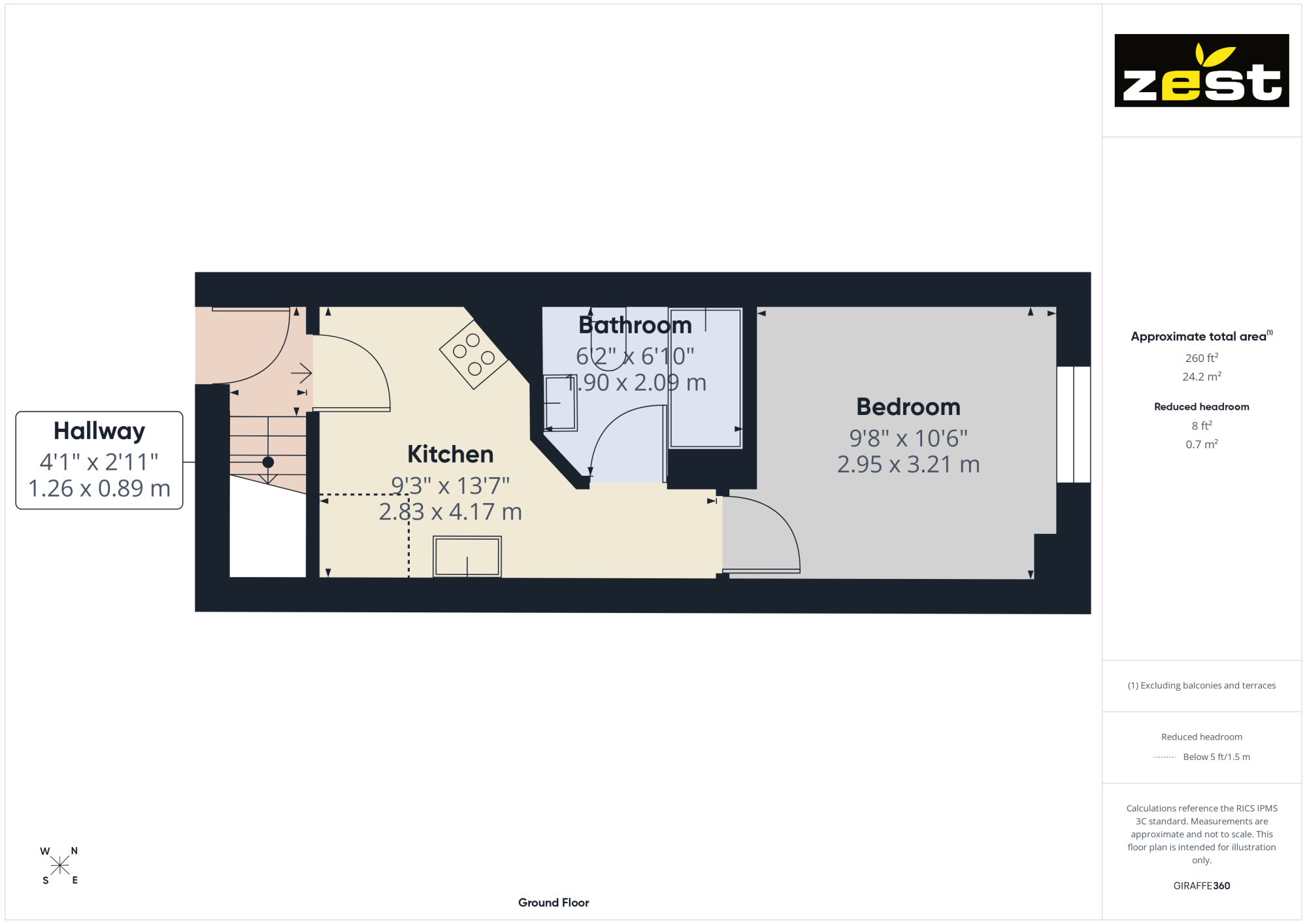 Apartment 3, 12 Franklin Street, Hull floorplan