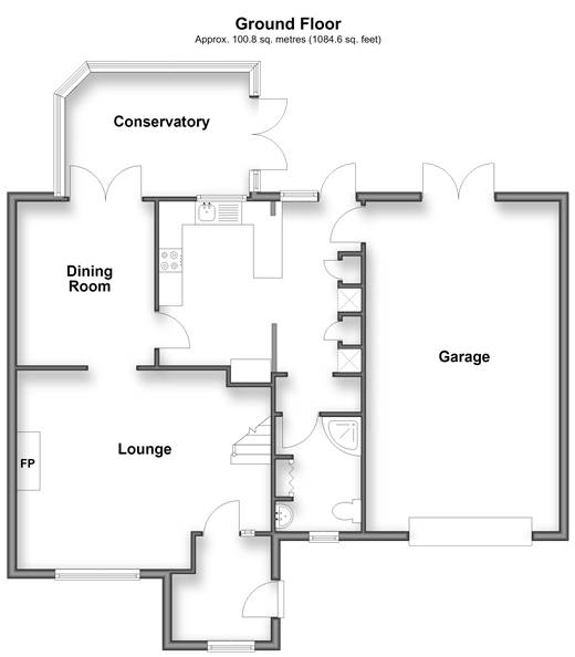 Tacklee Road Yapton, Arundel floorplan