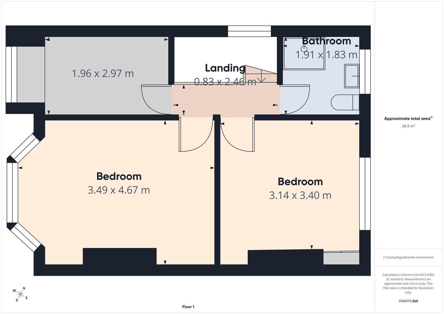 14, Clare crescent, Wallasey floorplan