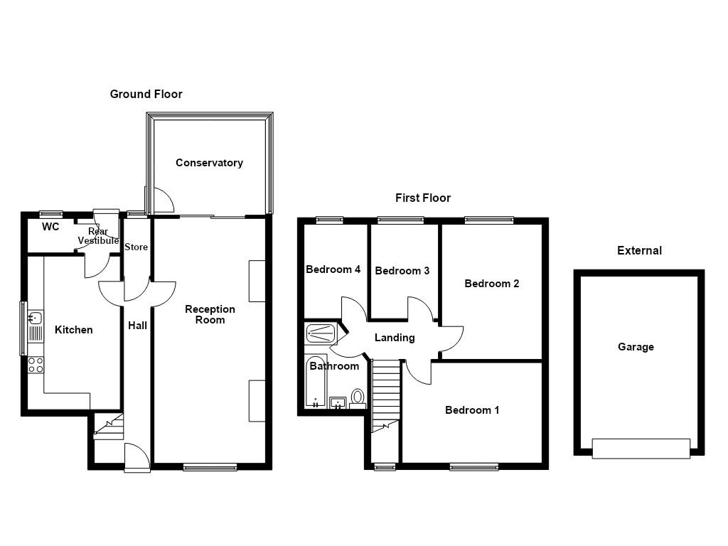 21, Wentworth Avenue, Salford floorplan
