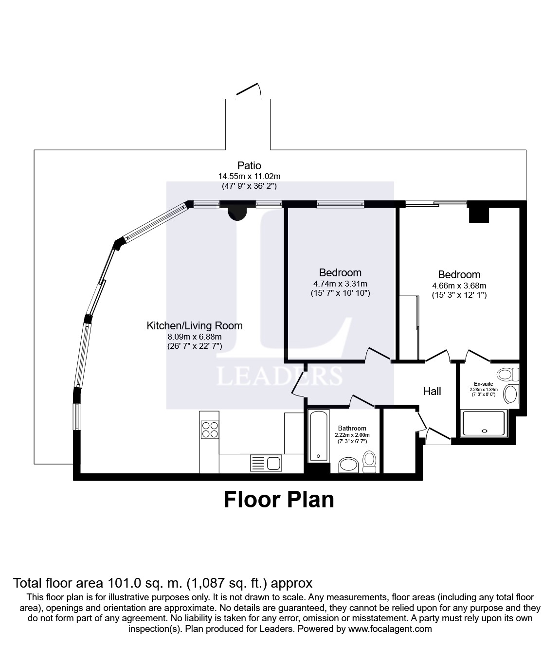 2 Bedrooms Flat to rent in Henry Macaulay Avenue, Kingston Upon Thames KT2