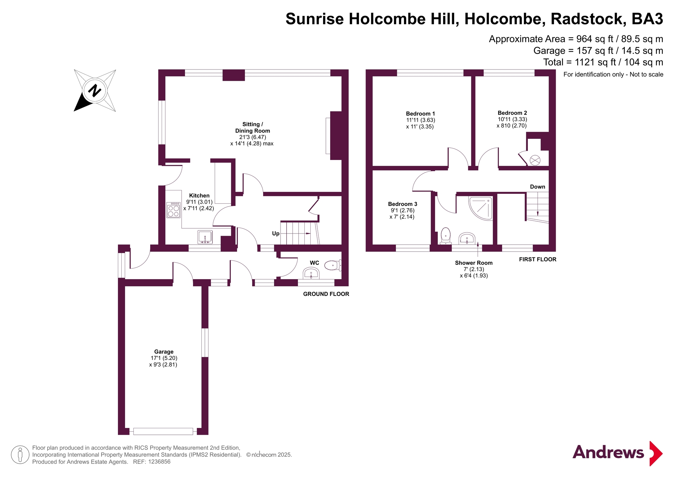 Sunrise,, Holcombe Hill, Radstock floorplan