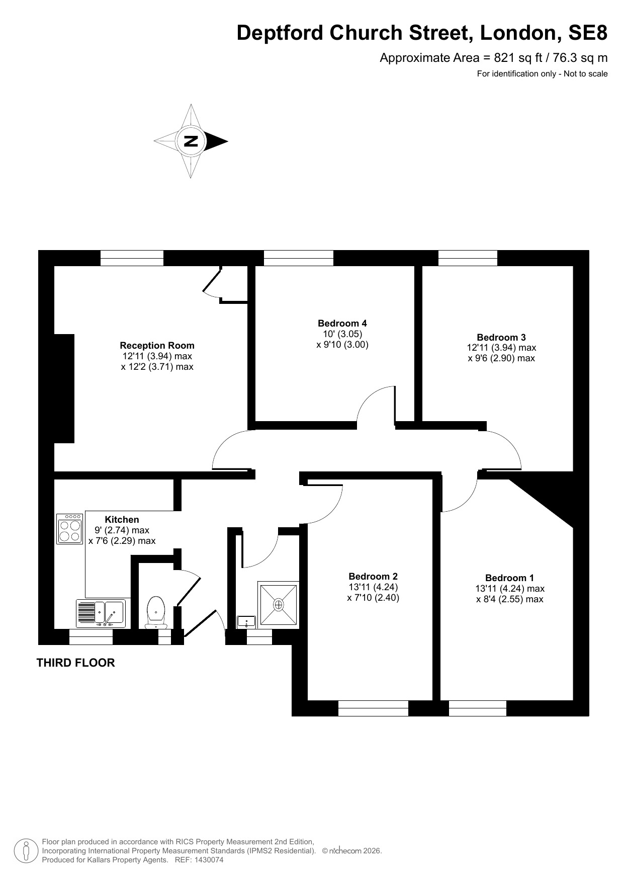 Flat 56, Holden House, London floorplan