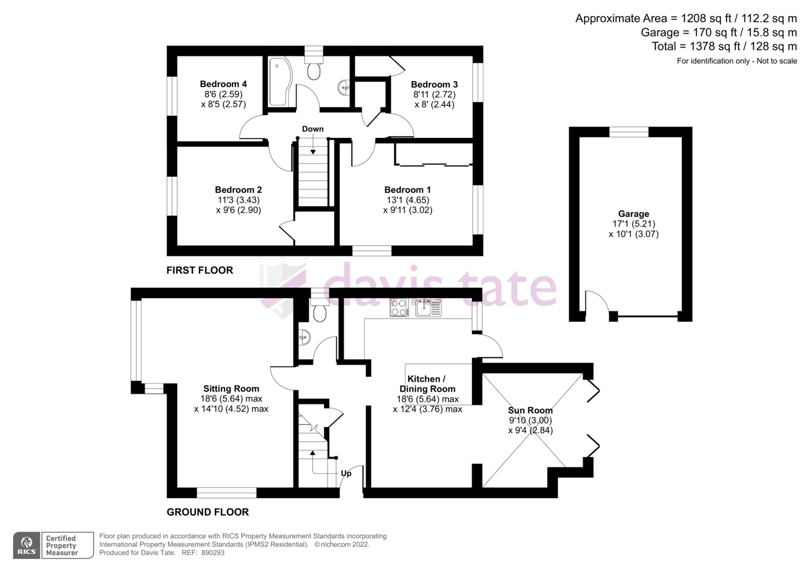4, Kingfisher Court, Reading floorplan