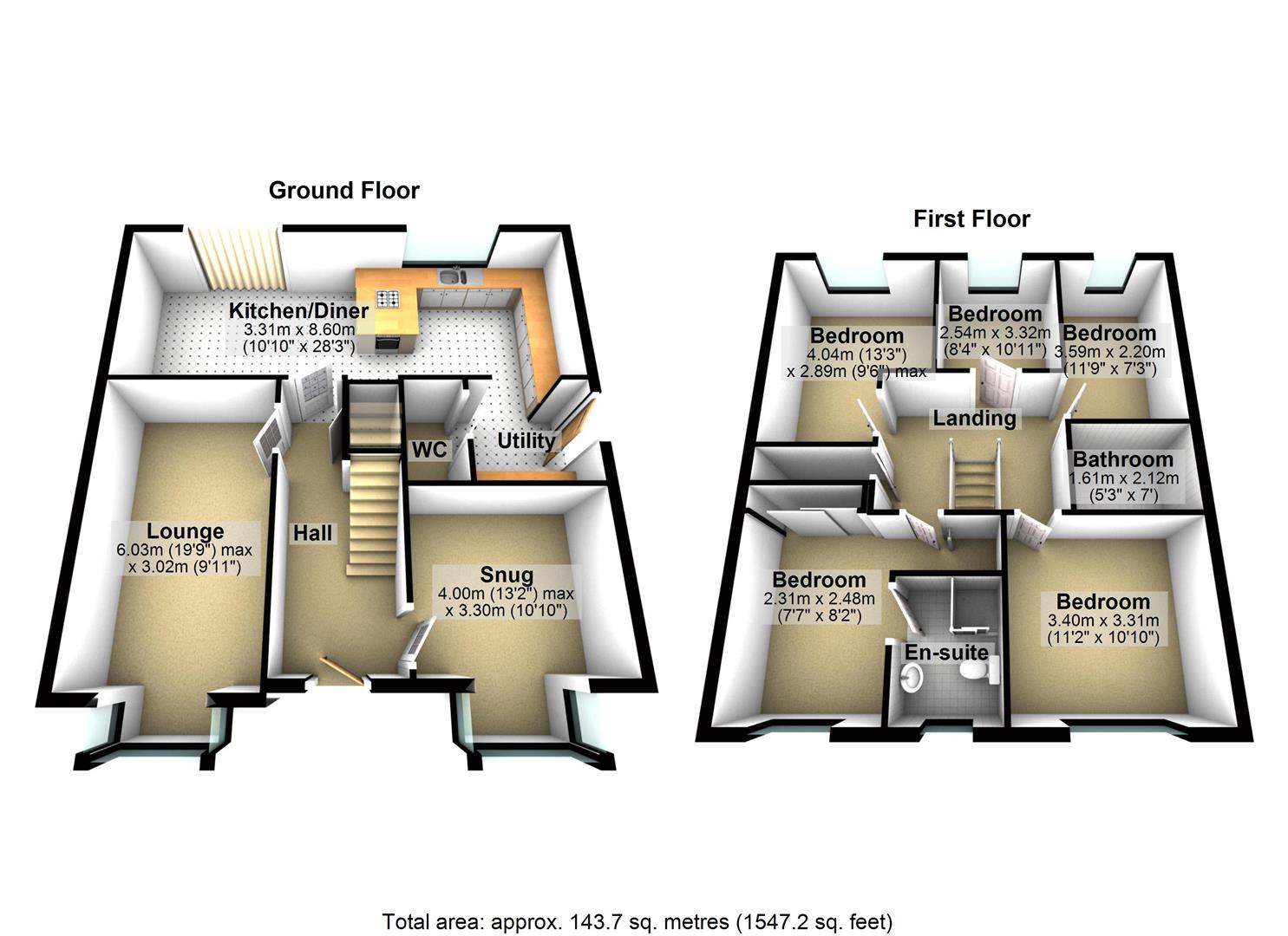 4, Comma Gardens, Leeds floorplan