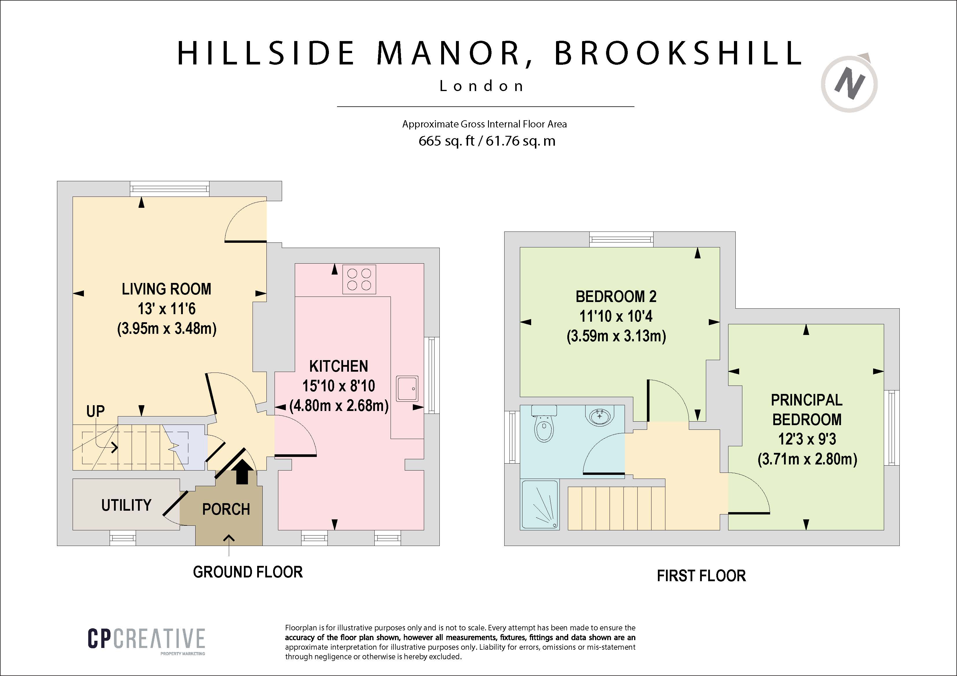 Hillside Manor Cottages, Hillside Manor Cottages Brookshill, Harrow floorplan