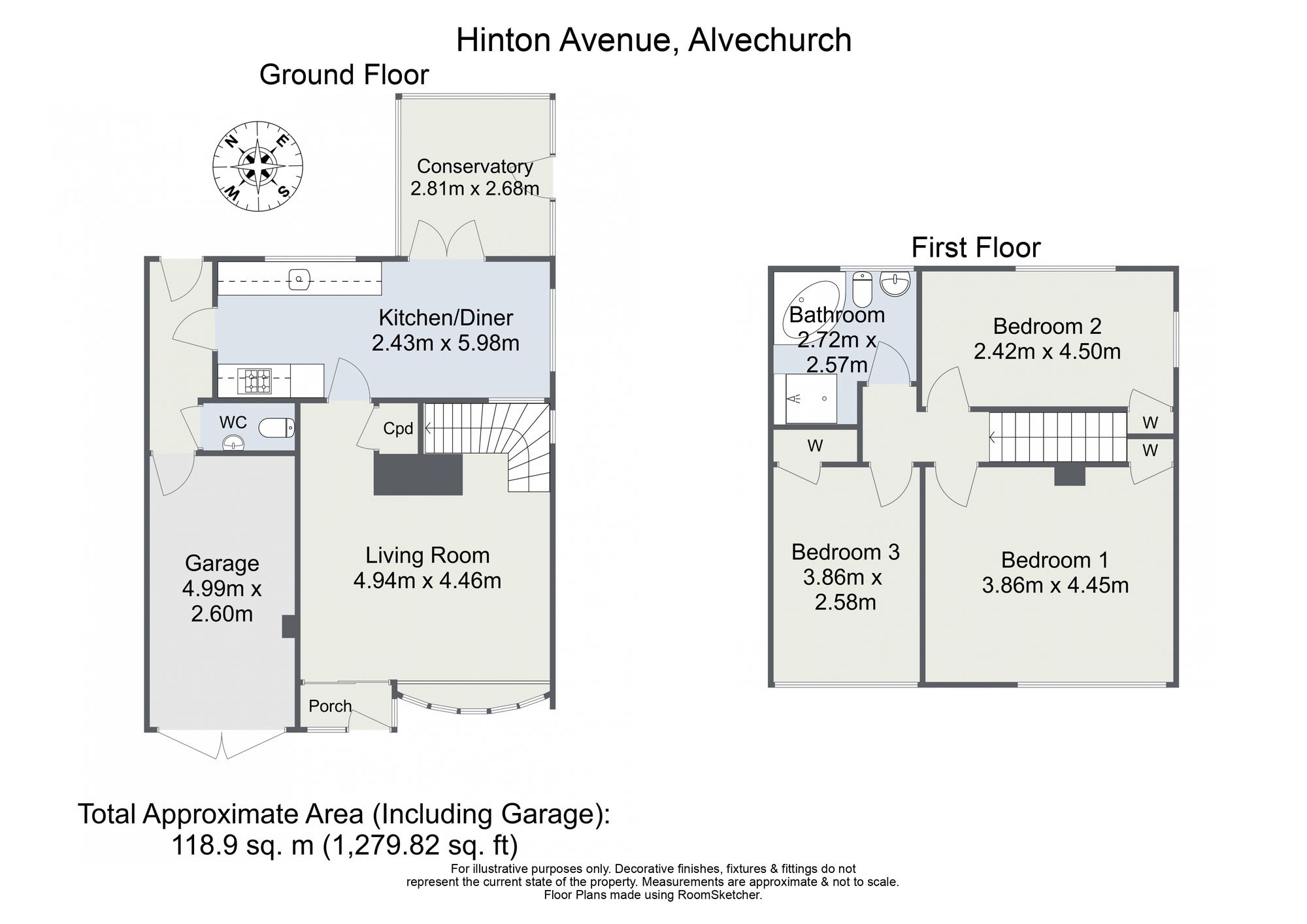 32 Hinton Avenue, Birmingham floorplan