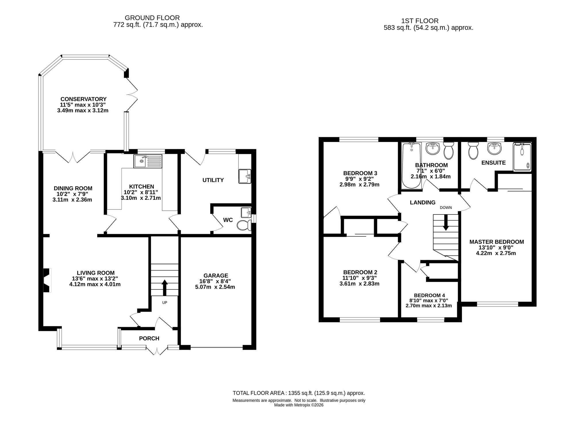 22 Amberleigh Close, Warrington floorplan