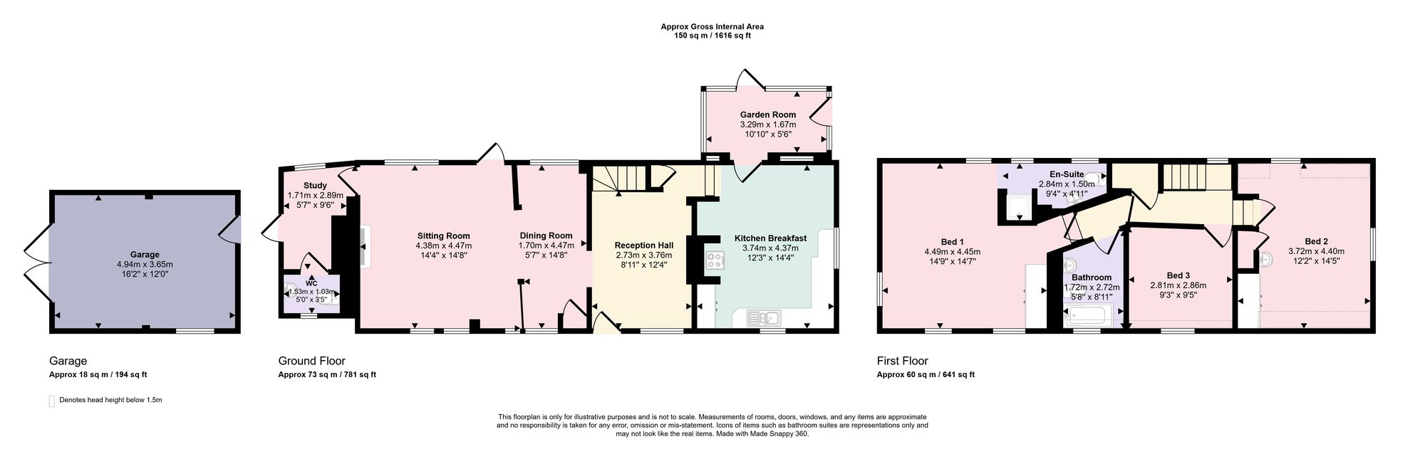 Church View Cottage Church Lane, Southampton floorplan