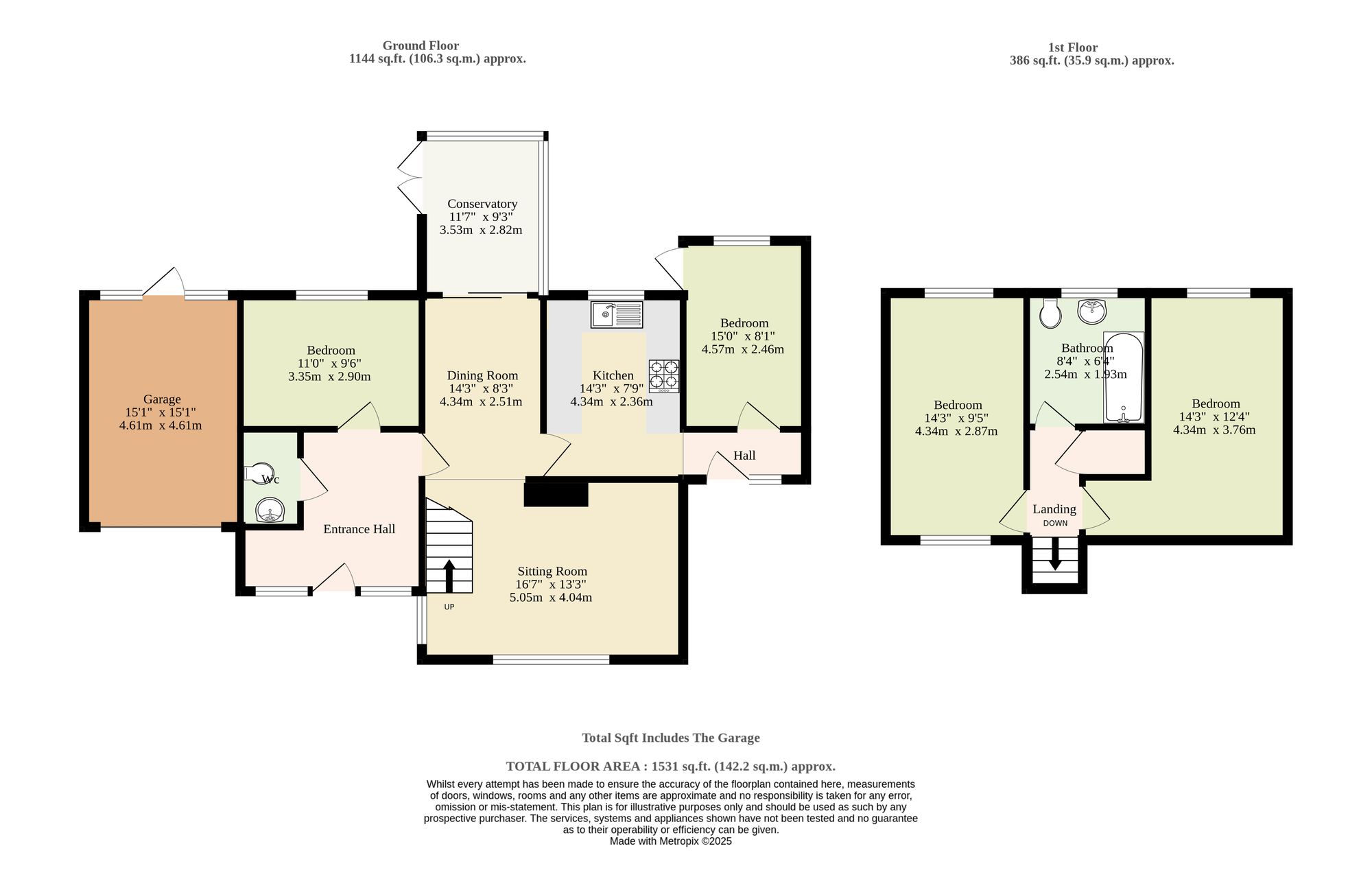 164 Yarmouth Road, Lowestoft floorplan