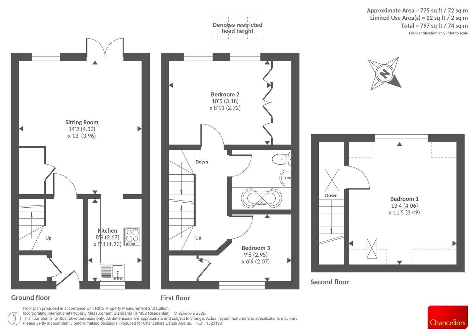 10, Cave Street, Oxfordshire floorplan