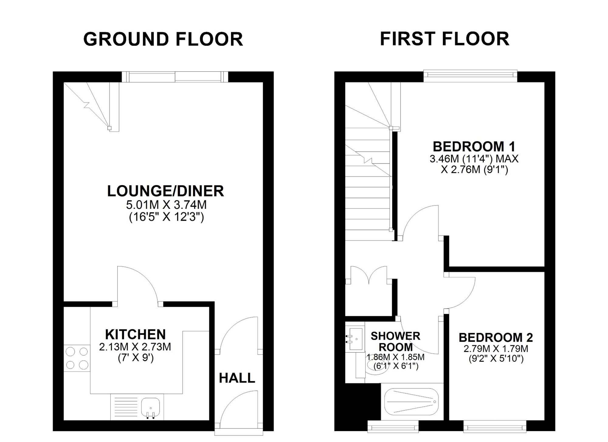 83 St. Michaels Way, Bridgend floorplan