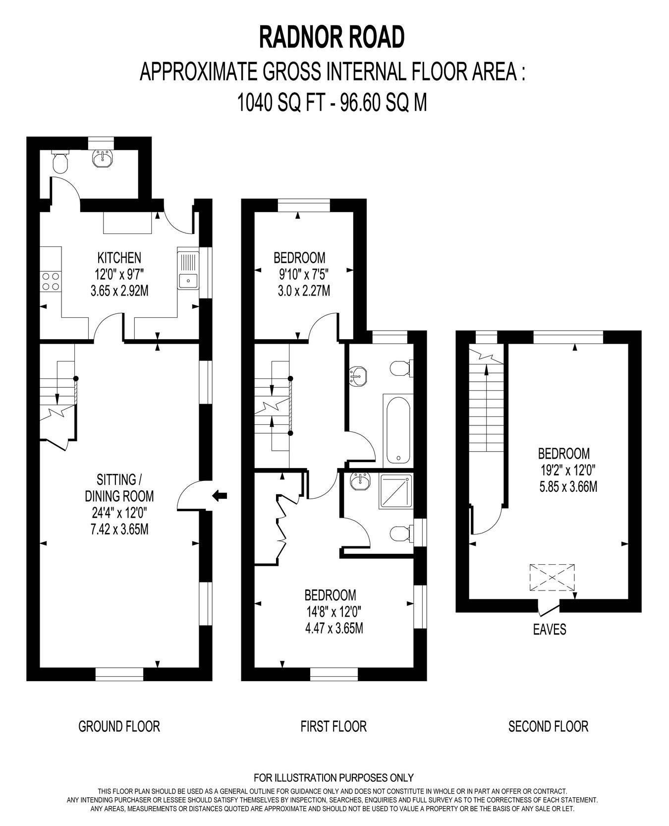 37, Radnor Road, Weybridge floorplan