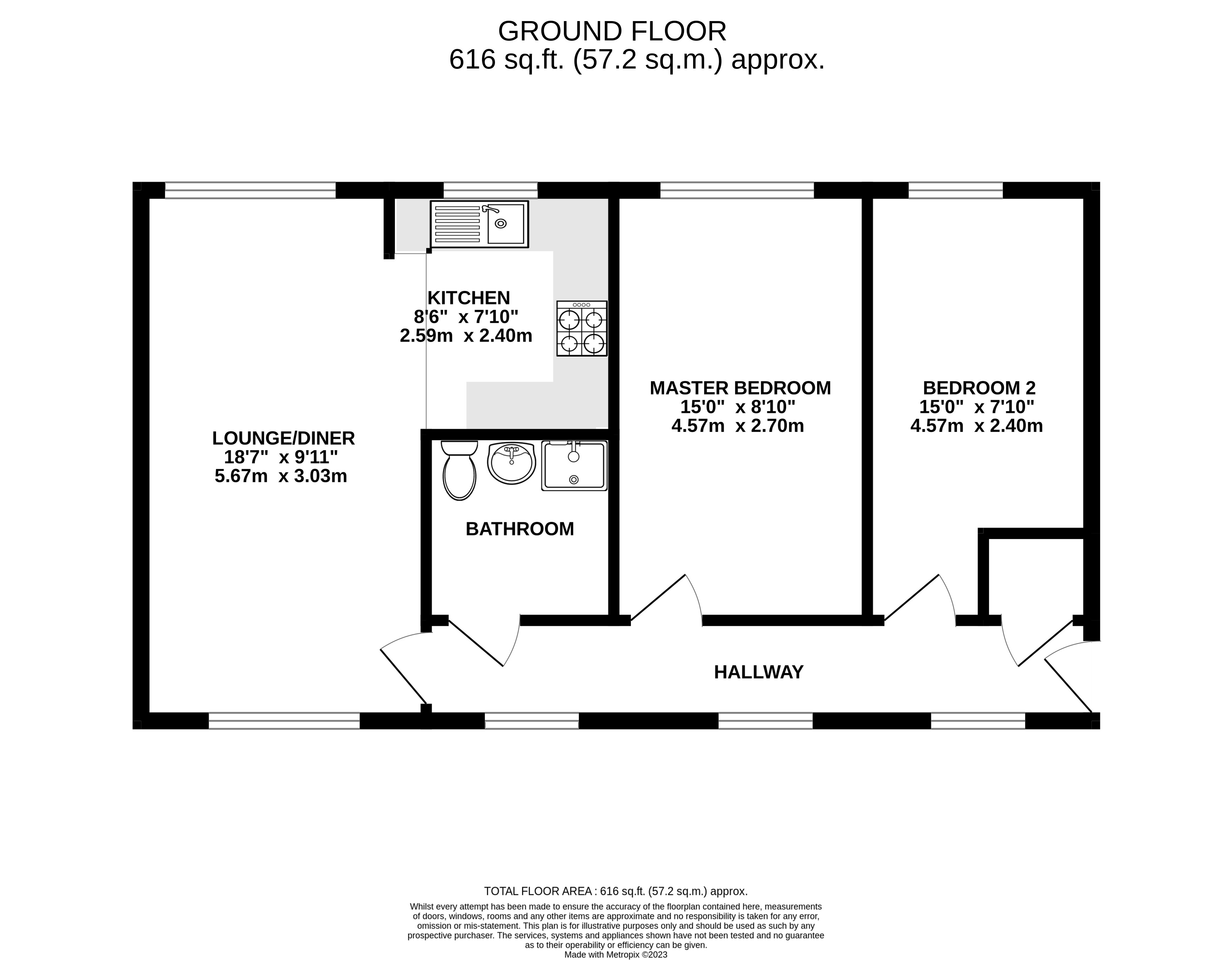 7, Bookbinders Court, Oxford floorplan