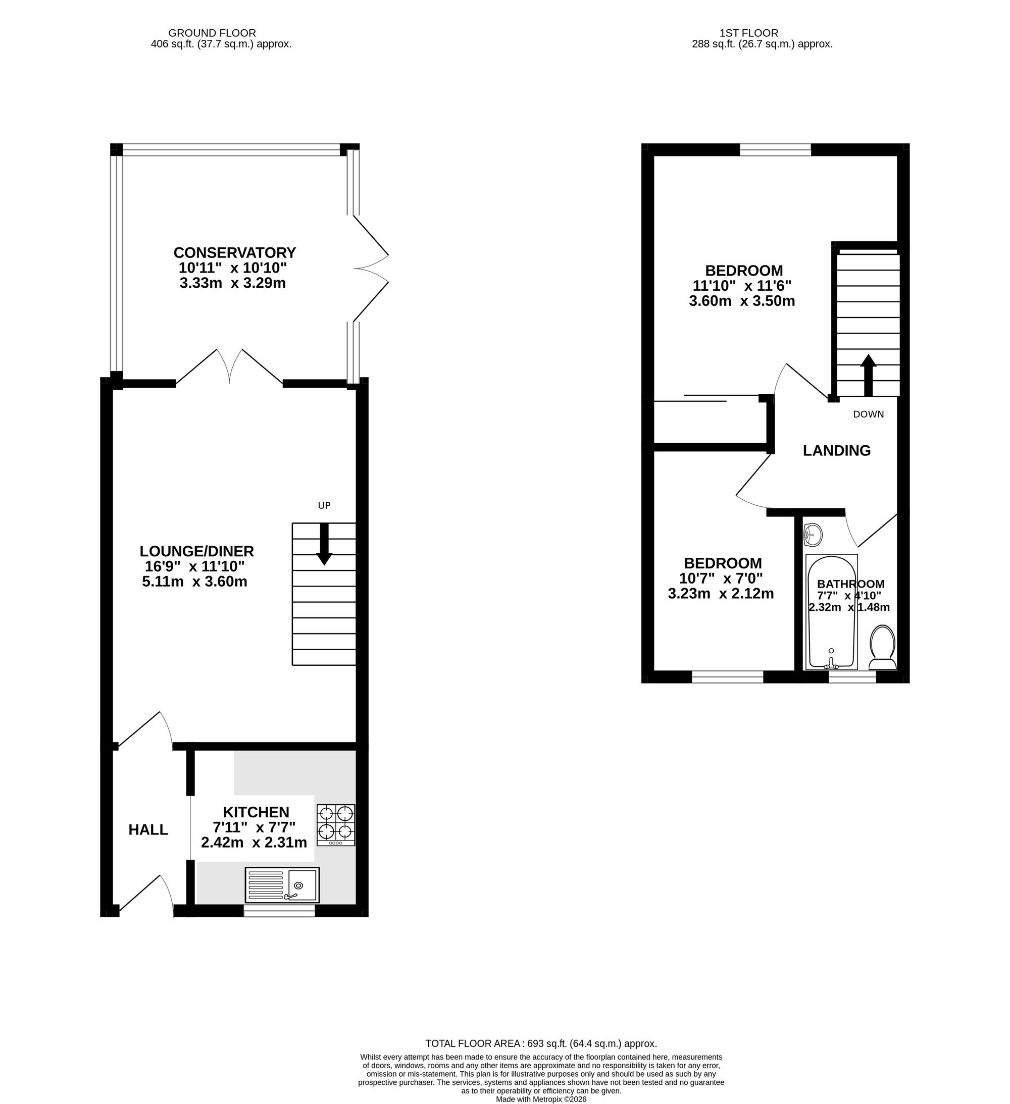 58 Beech Grove, Newport floorplan