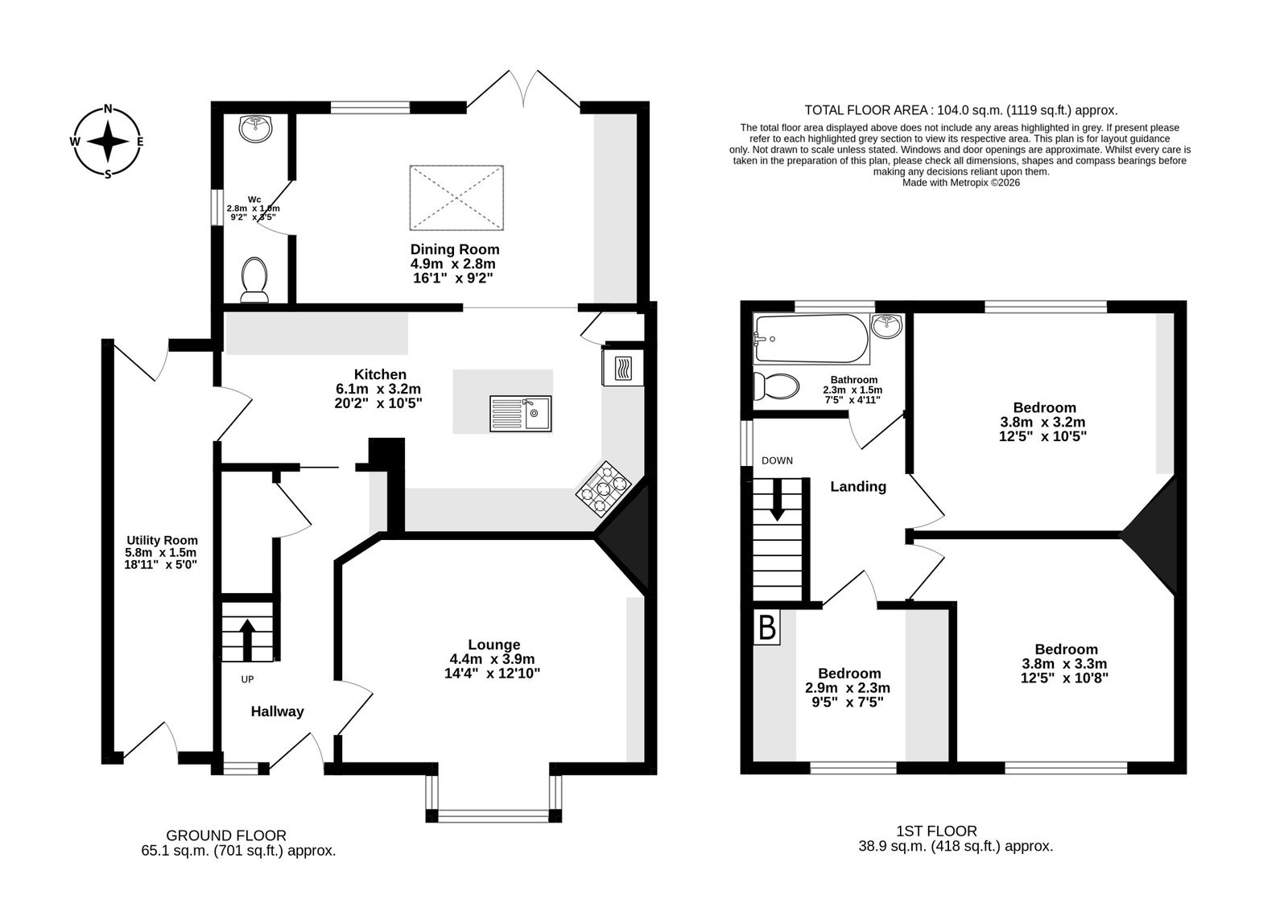 17, Whitfield Avenue, Broadstairs floorplan