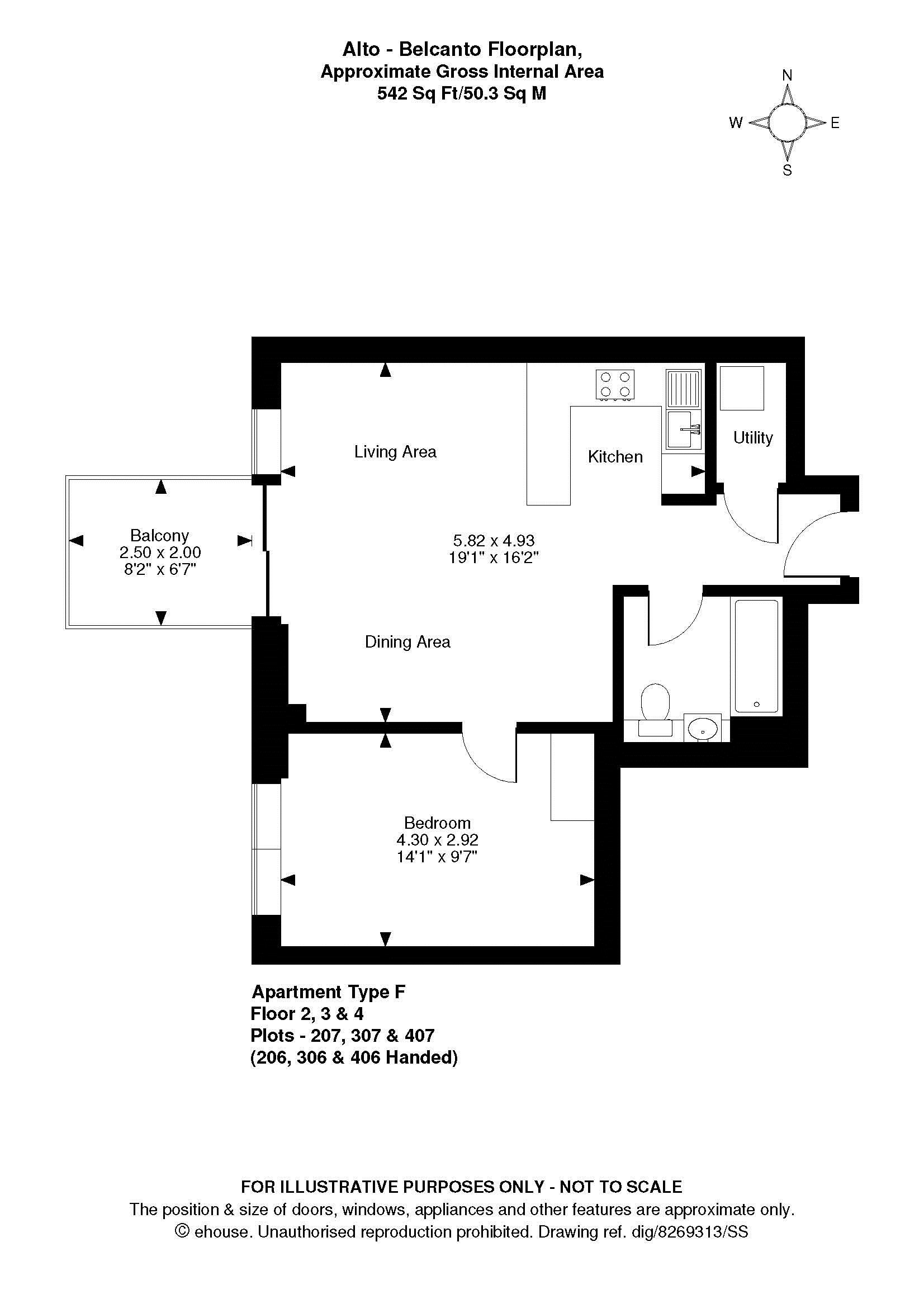 28 Belcanto Apartments, 3 Elvin Gardens, Wembley floorplan
