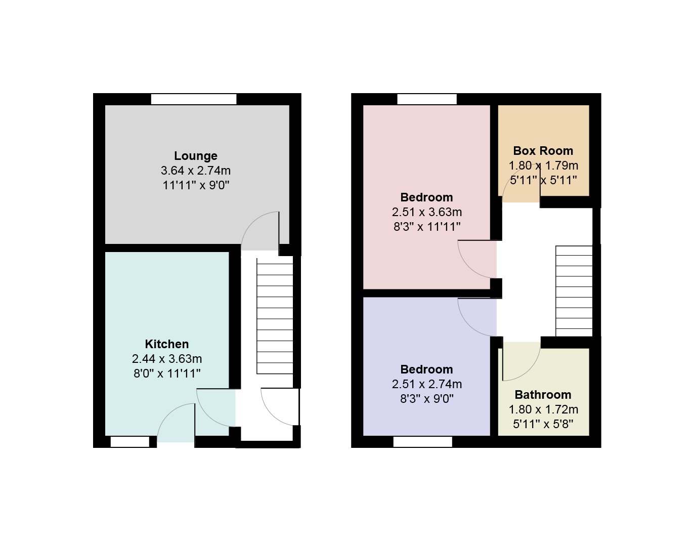 2 Bedrooms Terraced house to rent in Glebe Park, Kirkcaldy KY1