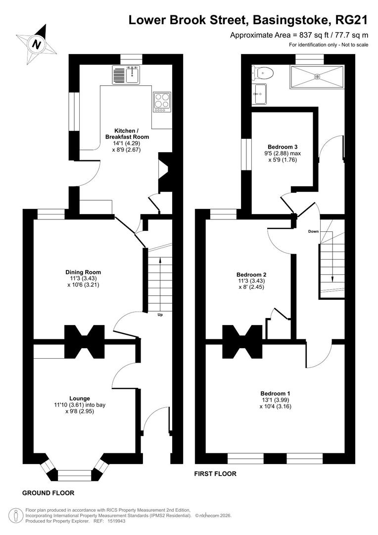 60., Lower Brook Street, Basingstoke floorplan