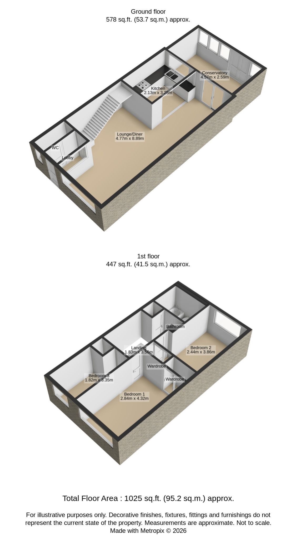 3, Grange Place, Staines-upon-Thames floorplan