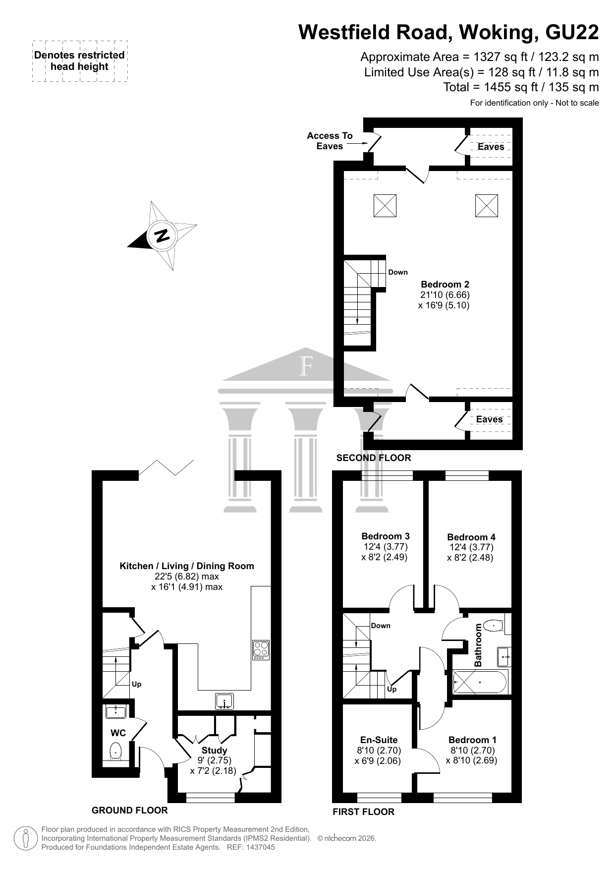 Plot 4 Tilia Copse, 33 Westfield Road, Woking floorplan