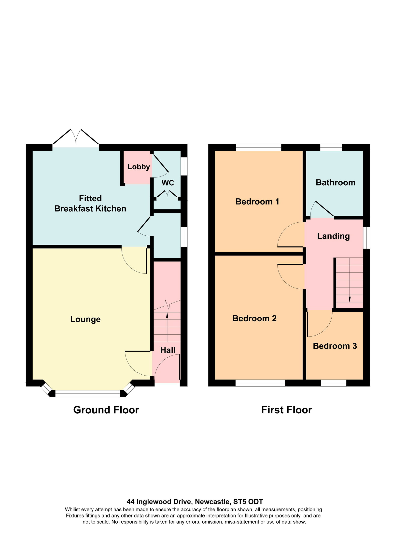 Inglewood Drive, Newcastle-under-Lyme floorplan