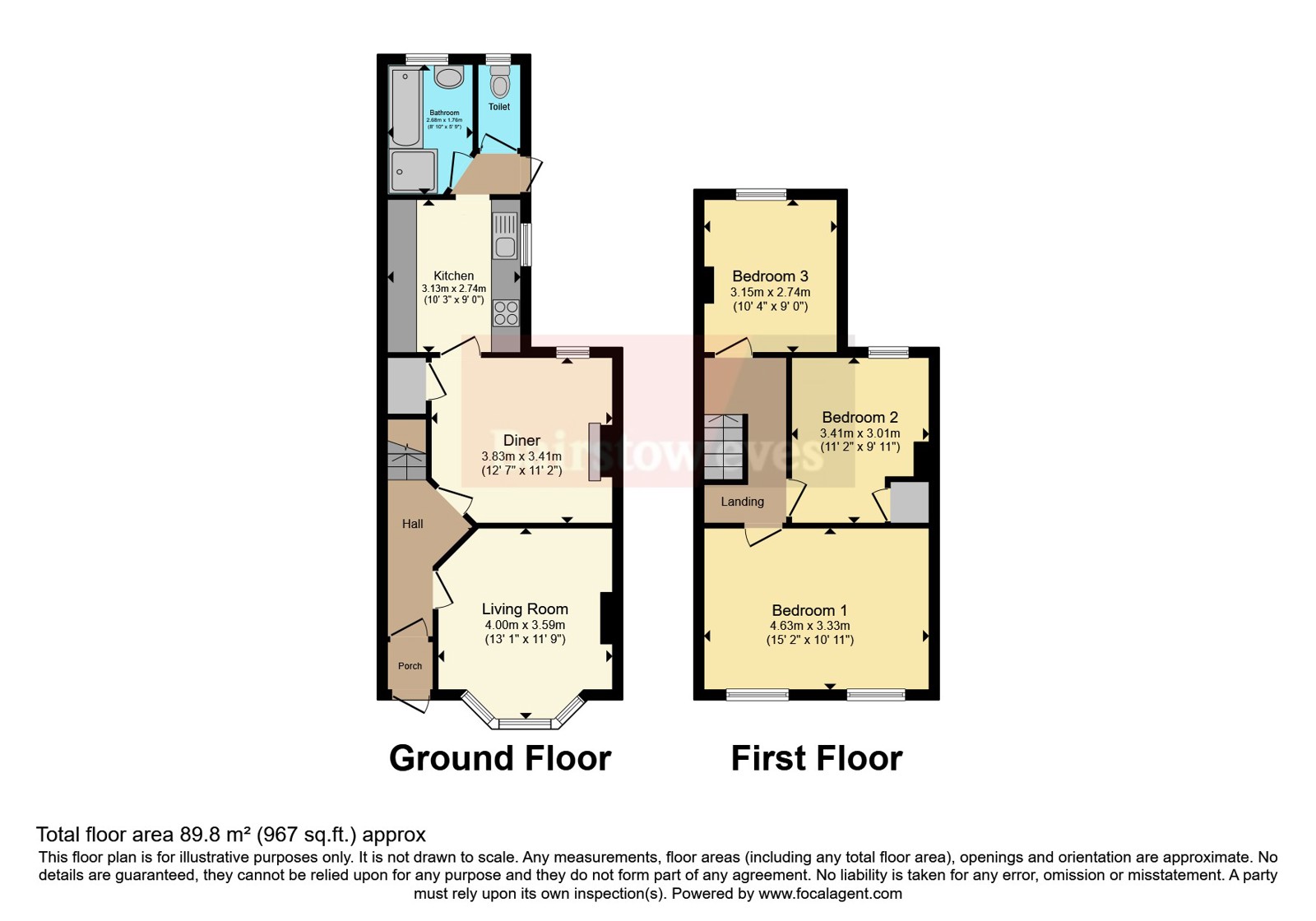 6, Ashford Road, London floorplan