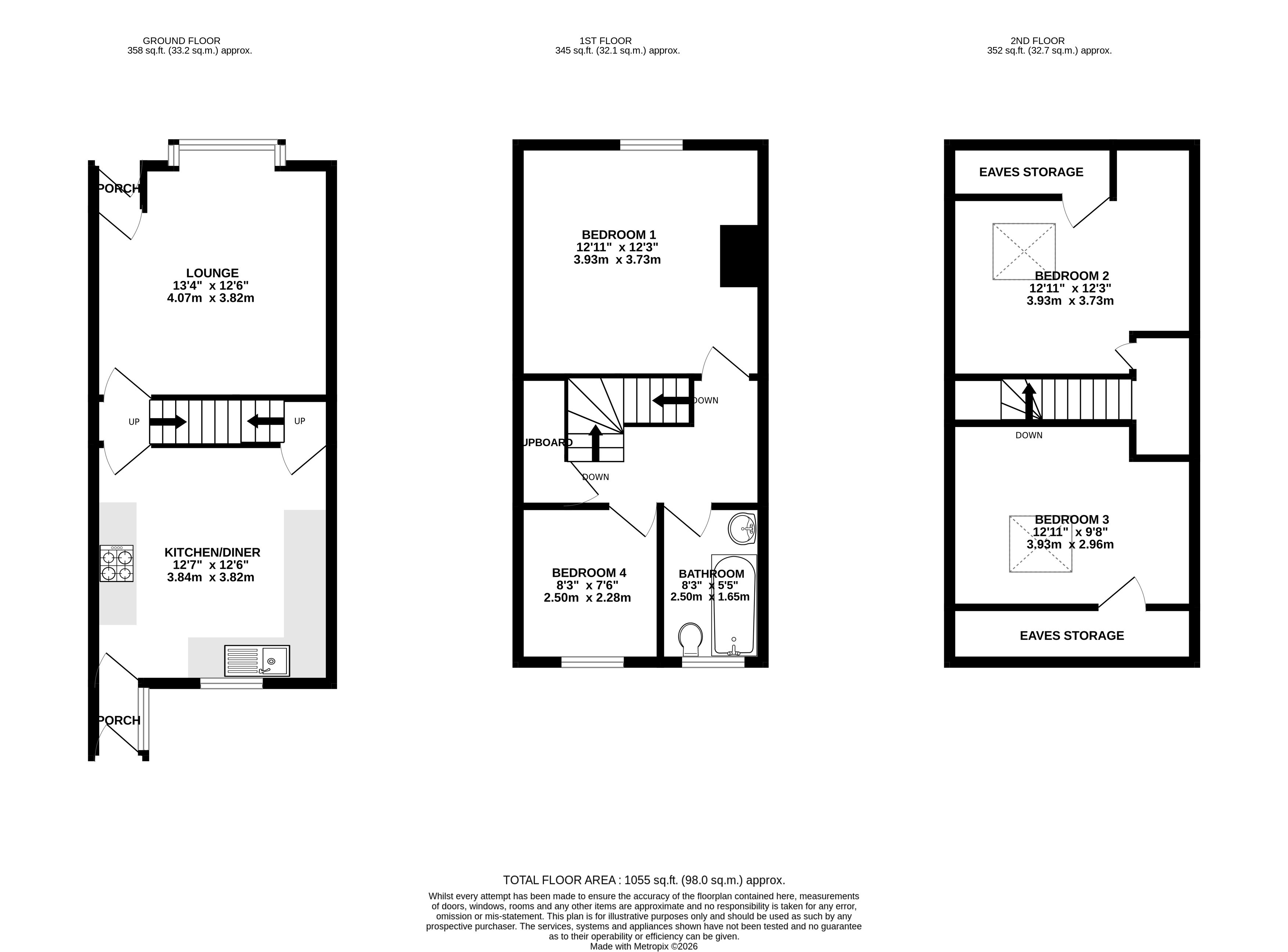 27, Woodlands Terrace, Pudsey floorplan
