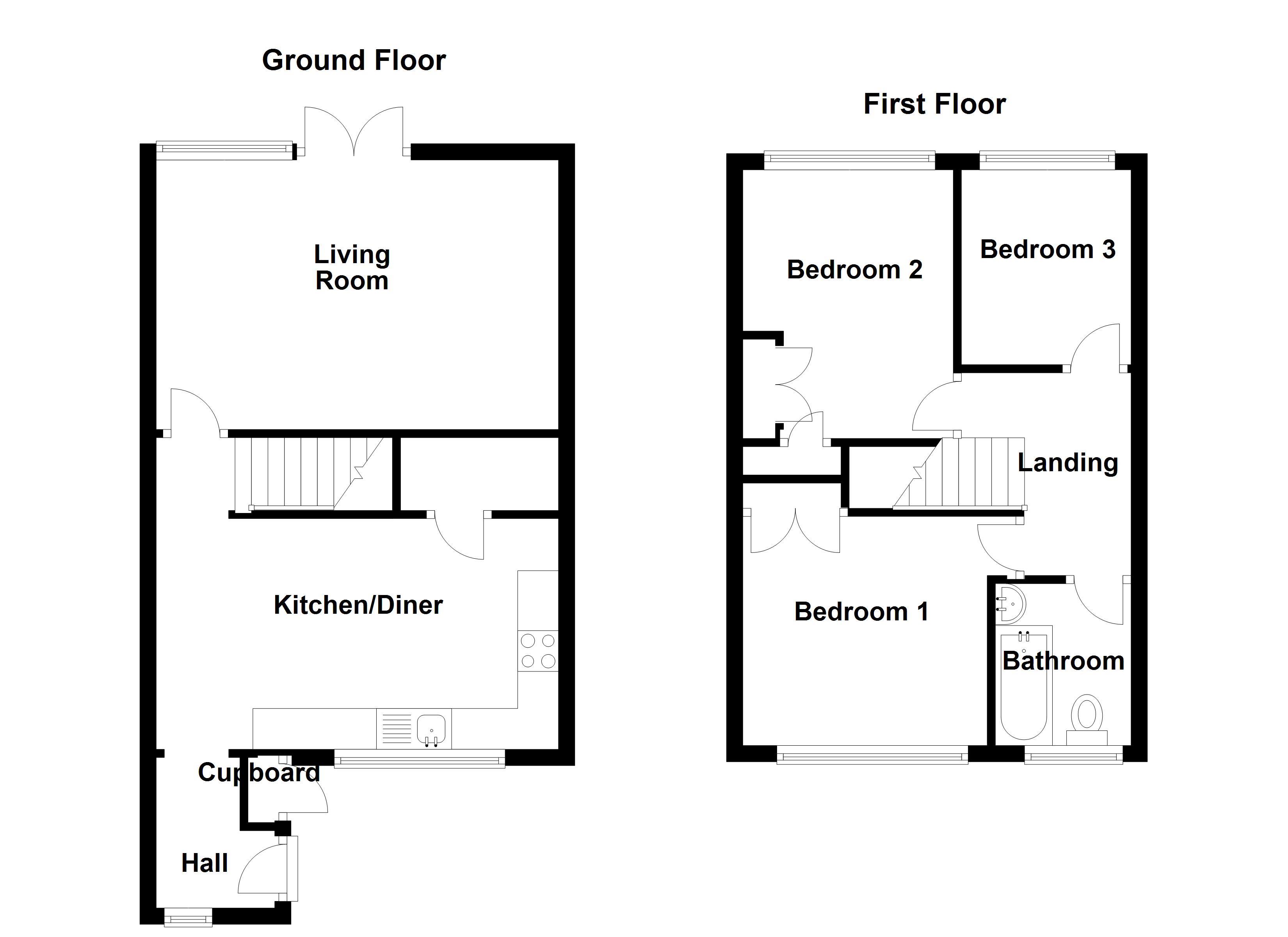 Coombe Road, Nailsea BS48, 3 bedroom terraced house for sale 59067339