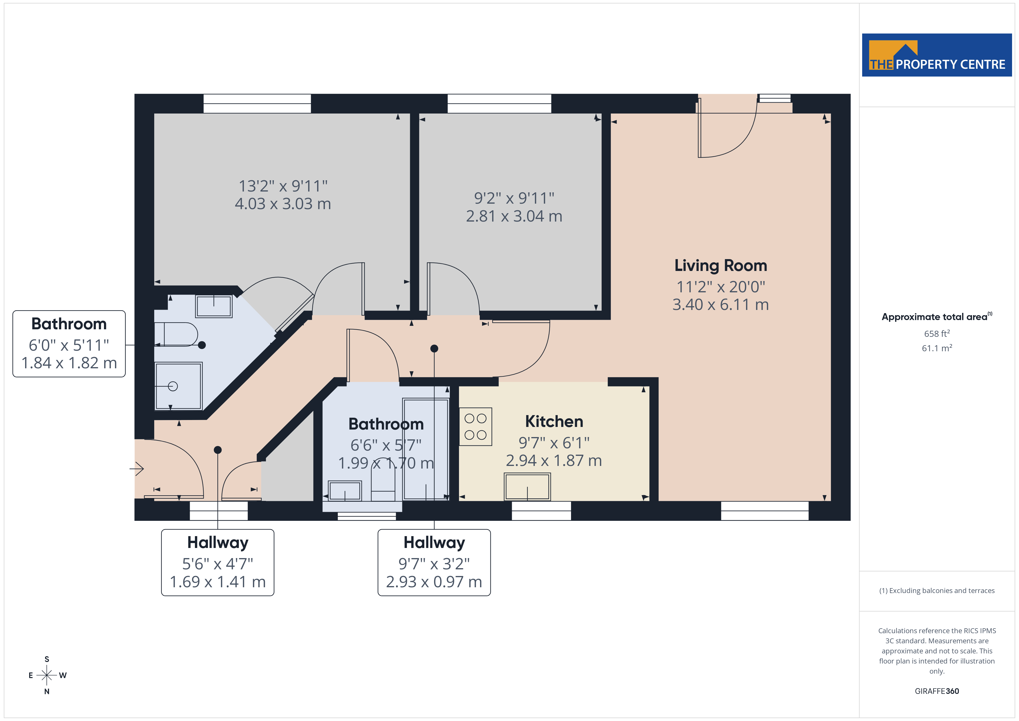 Flat 1, 60, Longhorn Avenue, Gloucestershire floorplan