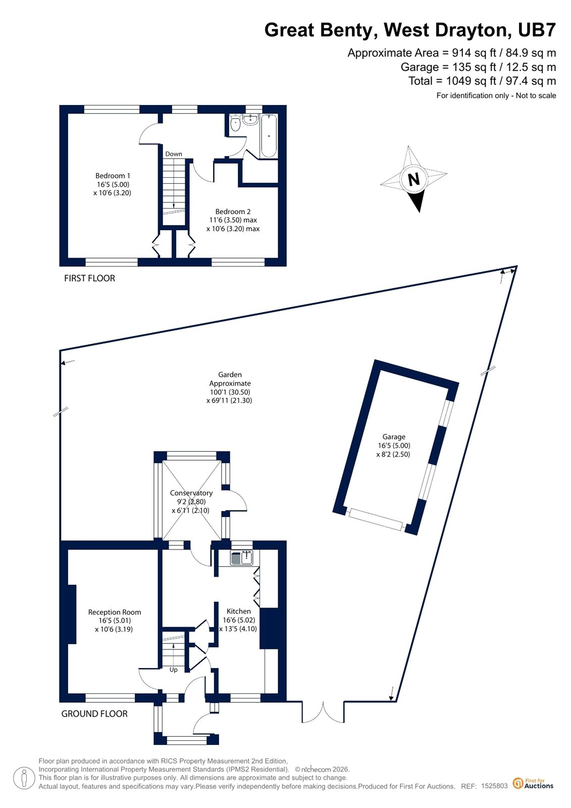 2, Great Benty, West Drayton floorplan