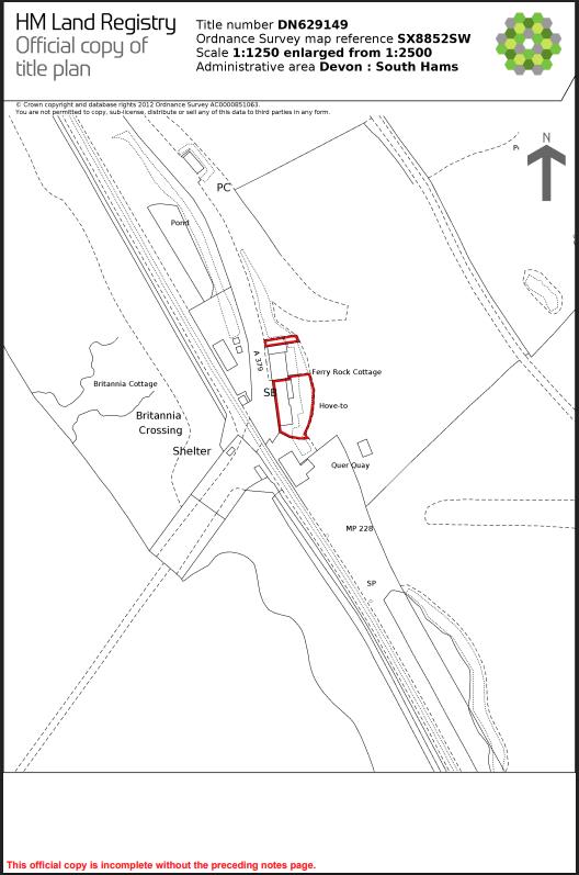 Hove-To, Bridge Road, Dartmouth floorplan