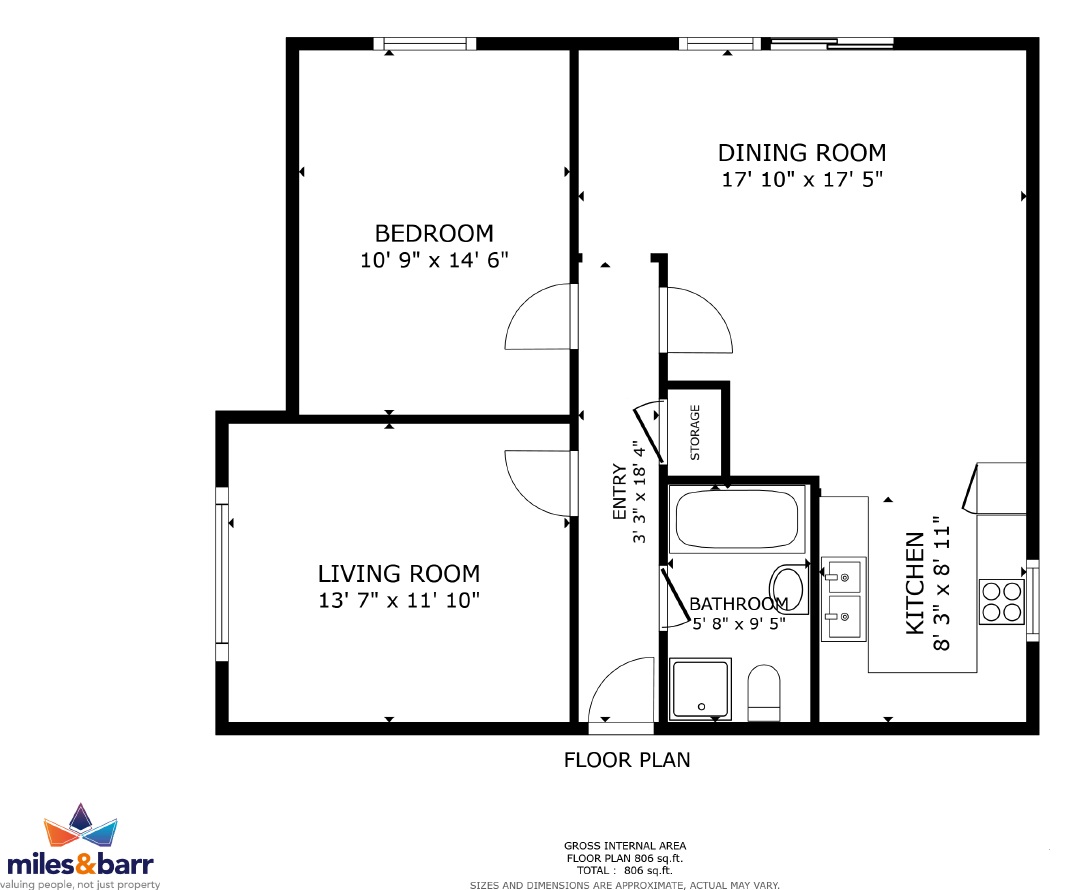 Flat 7, 8, Beach Avenue, Kent floorplan