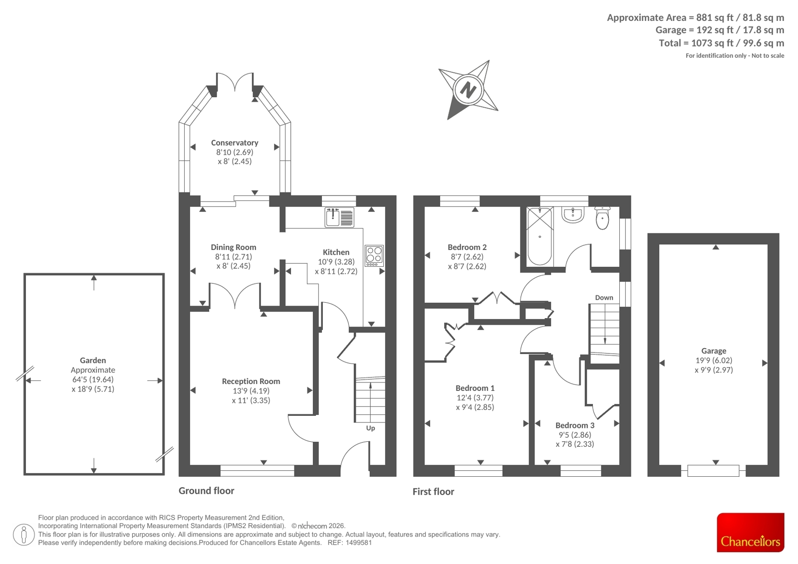 7, WILLOW WAY, Kidlington floorplan