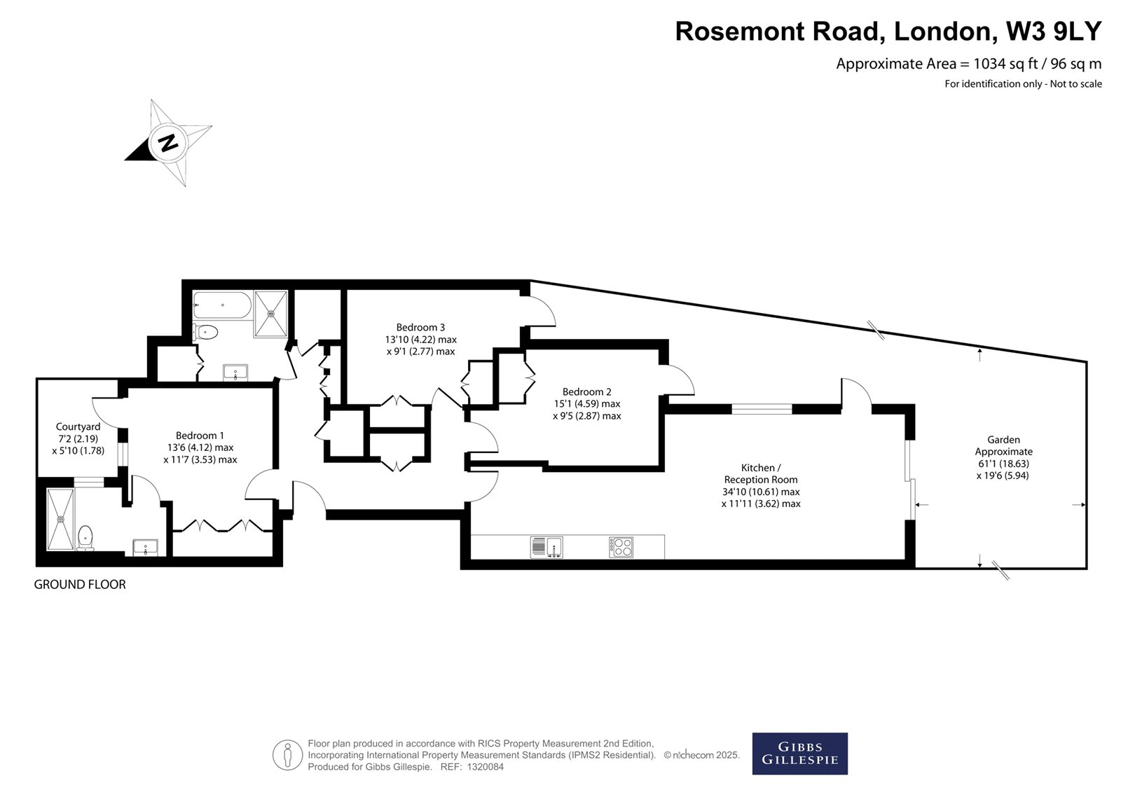Flat 2, 36, Rosemont Road, London floorplan
