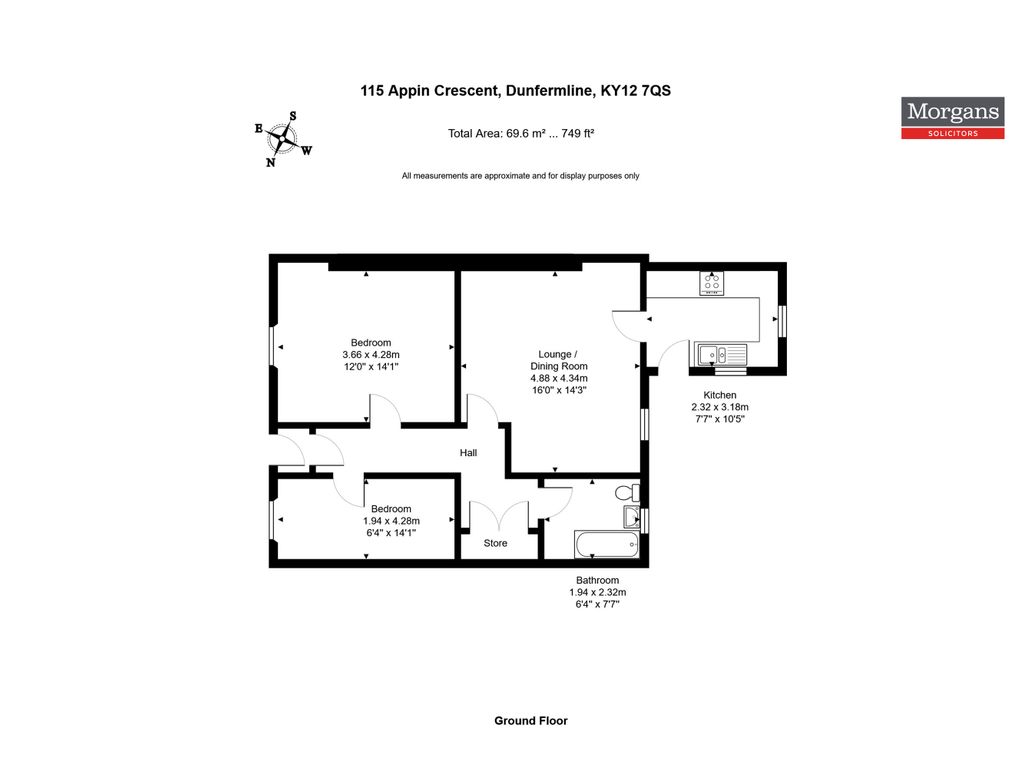 Appin Crescent, Dunfermline floorplan