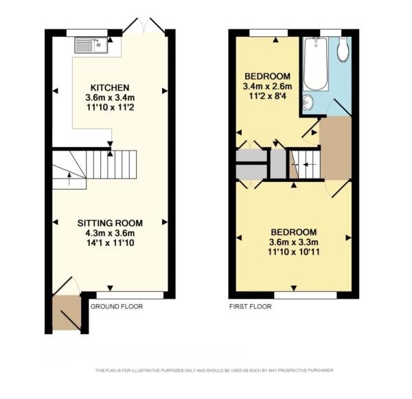 2 Bedrooms End terrace house for sale in Fallowfield Way, Horley RH6