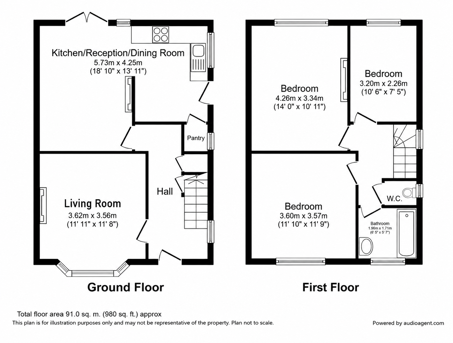 40, Grantley Road, Surrey floorplan