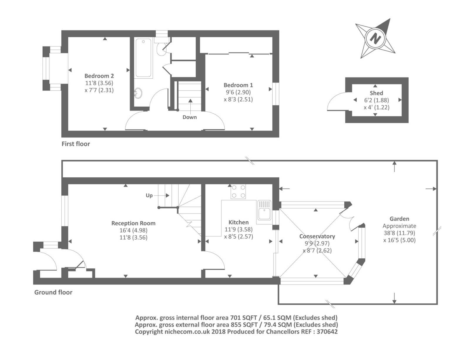 2 Bedrooms Semi-detached house for sale in Washford Glen, Didcot OX11